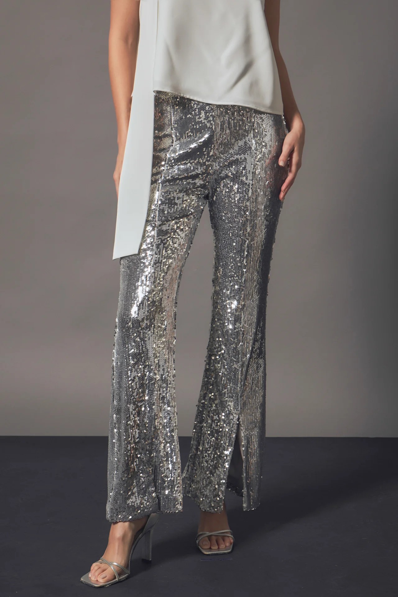 Sequin Flare Pants