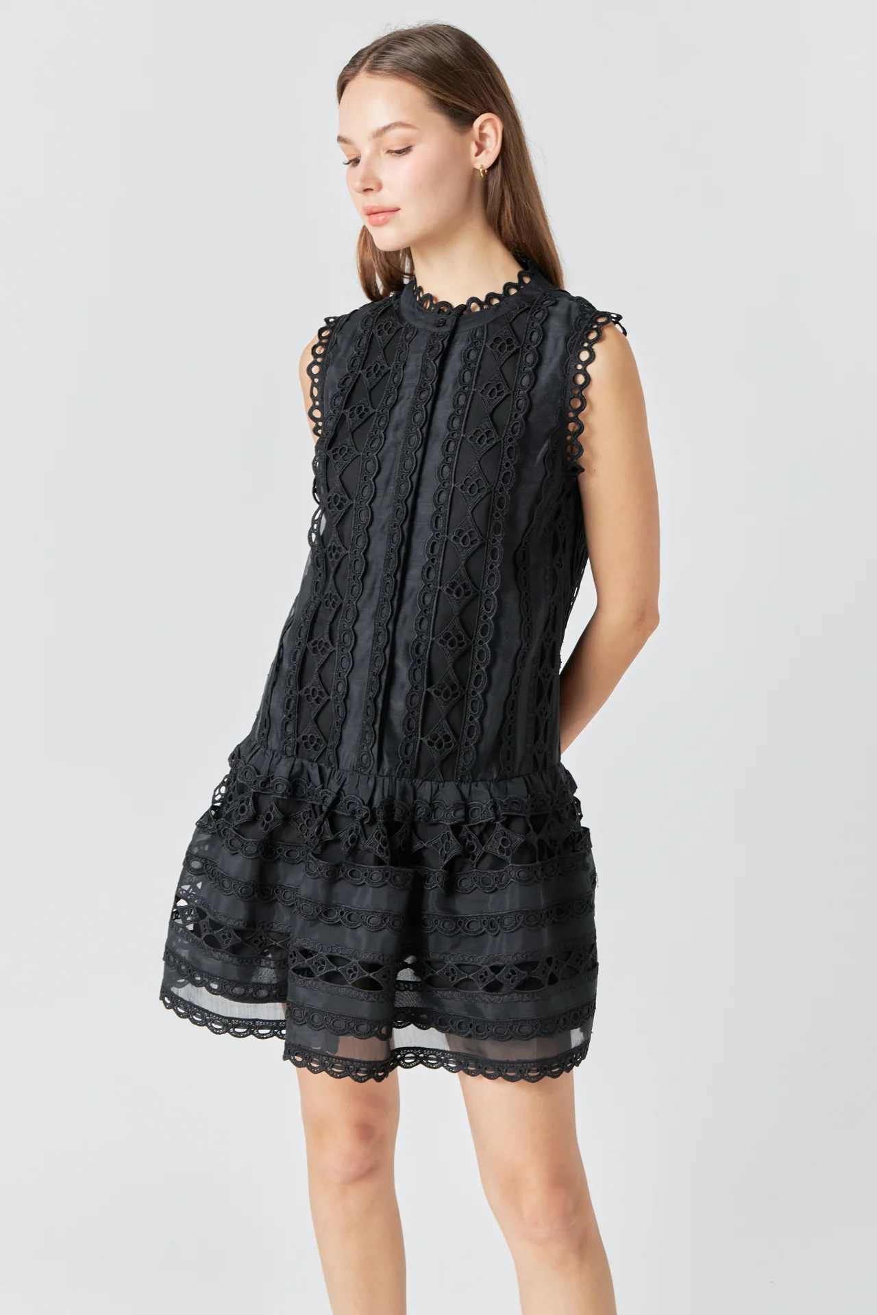 Crochet Mini Dress