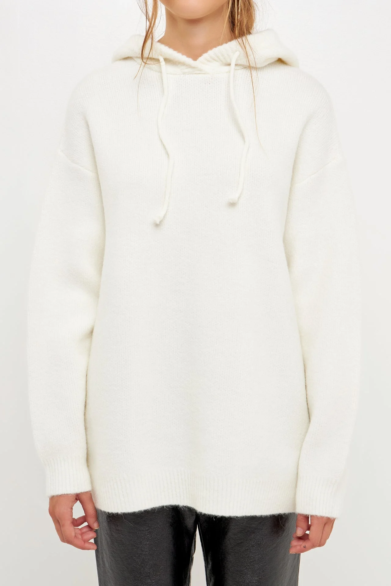 Oversize Knit Hoodie