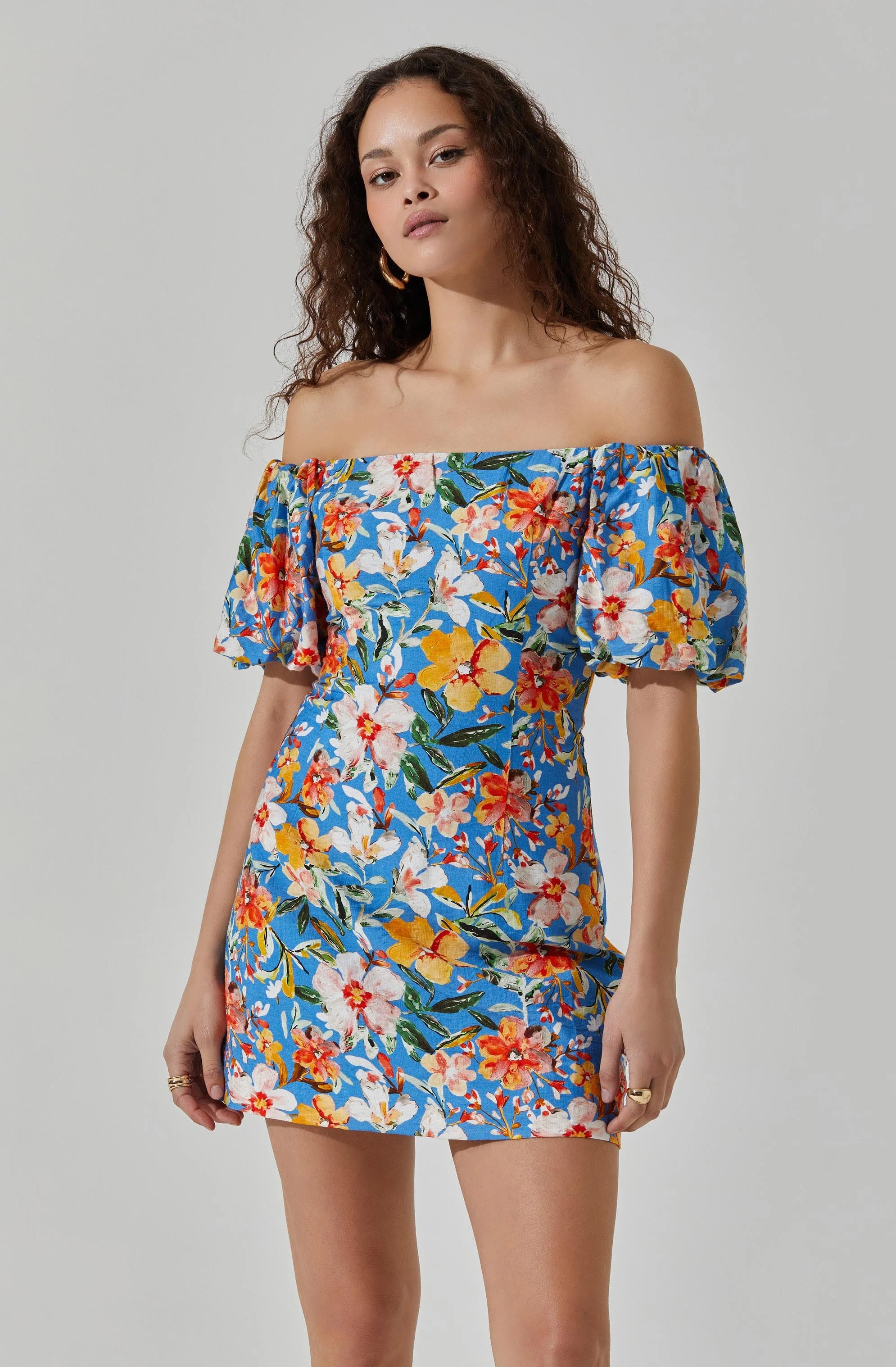 Off Shoulder Mini Dress