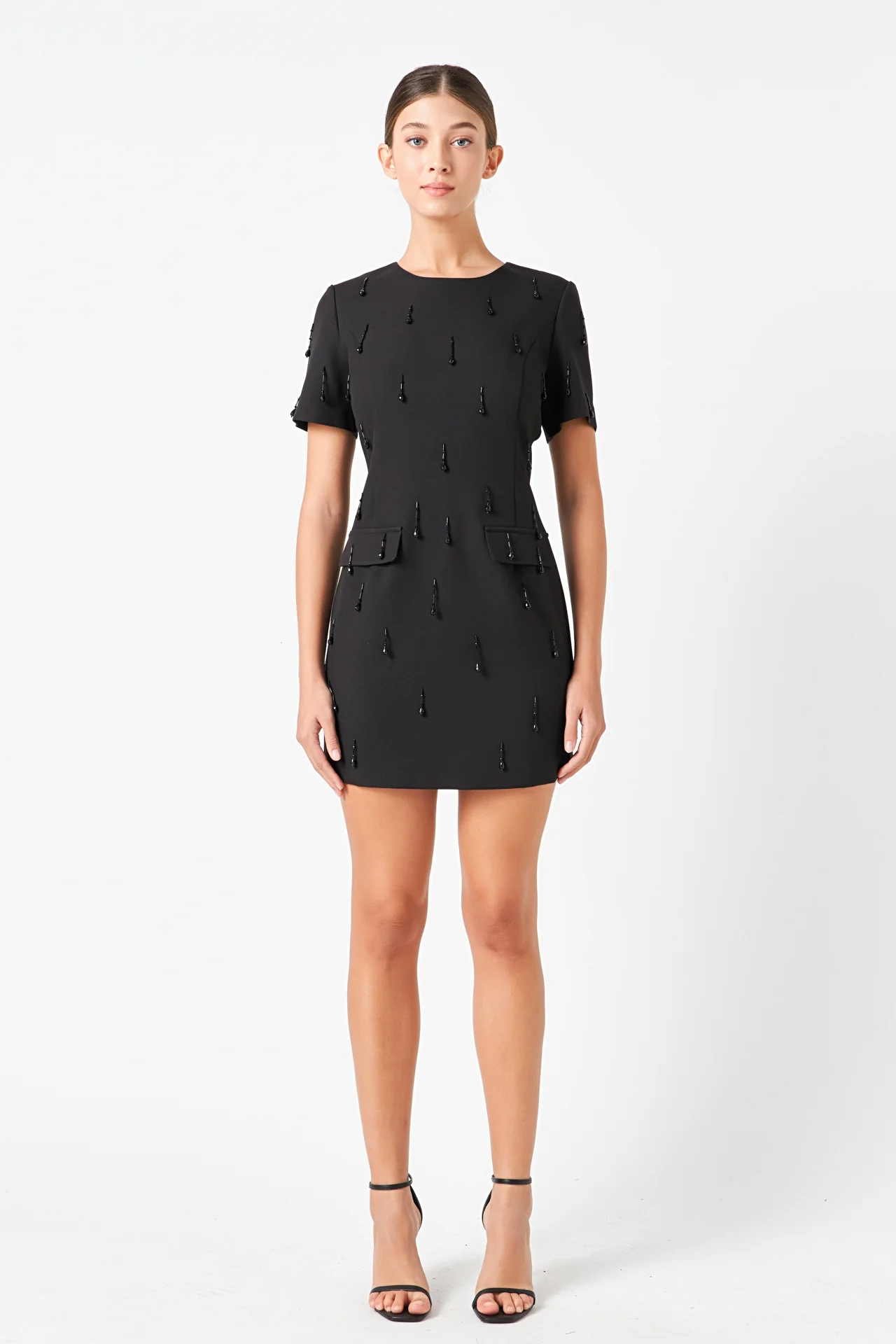 Premium Beaded Mini Dress