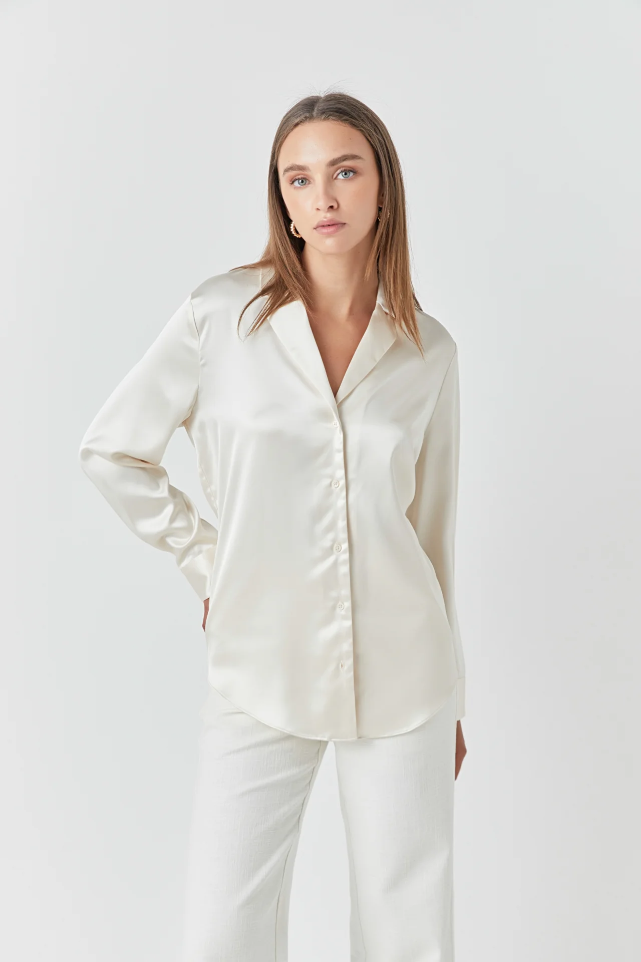 Classic Satin Over Shirt