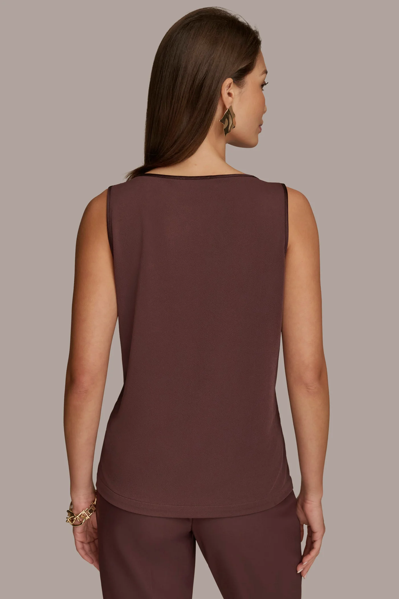 MIXED MEDIA TANK TOP