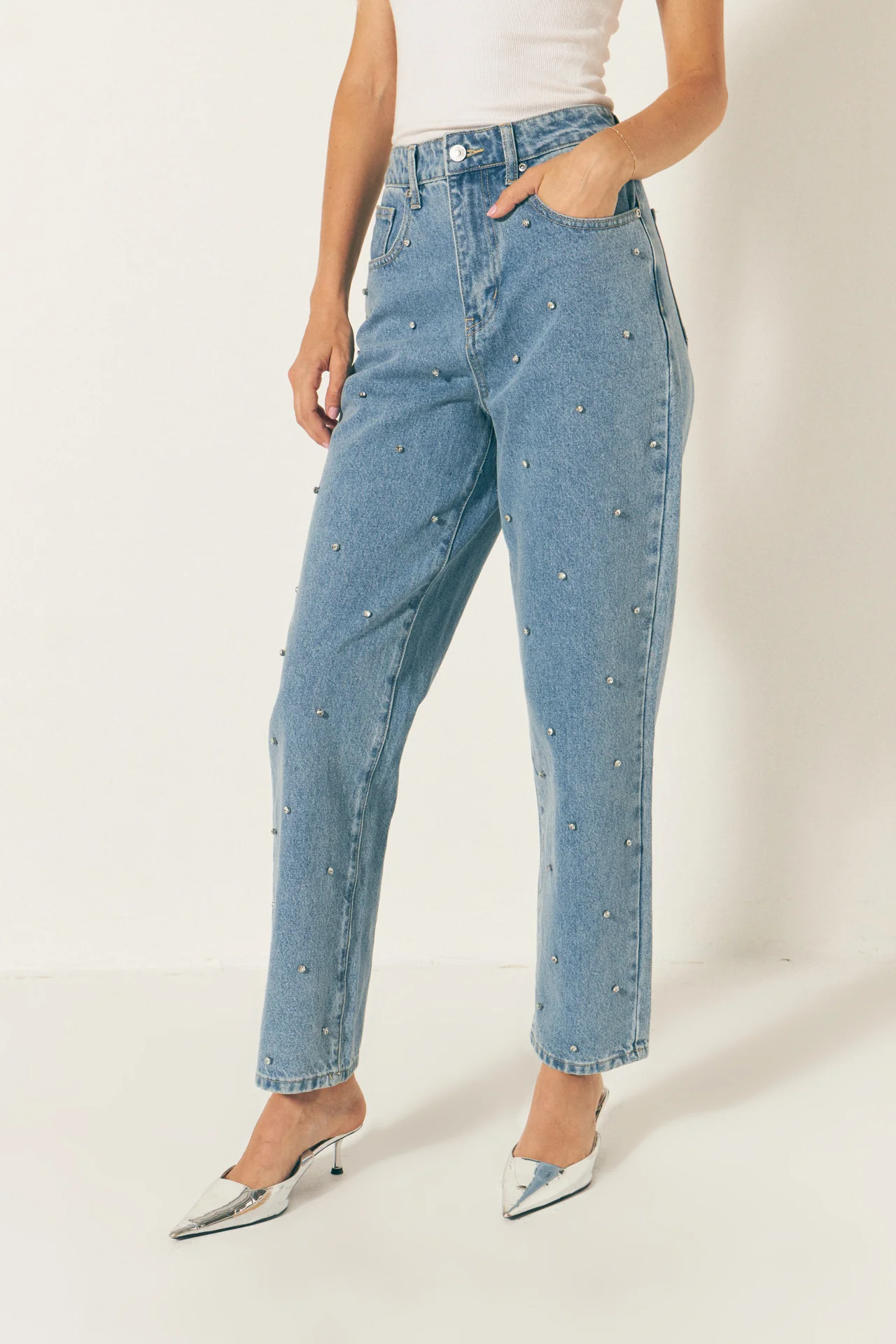 Studded Denim