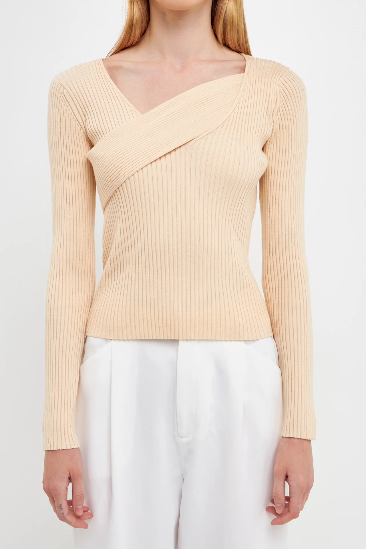 Knit Wrap Sweater
