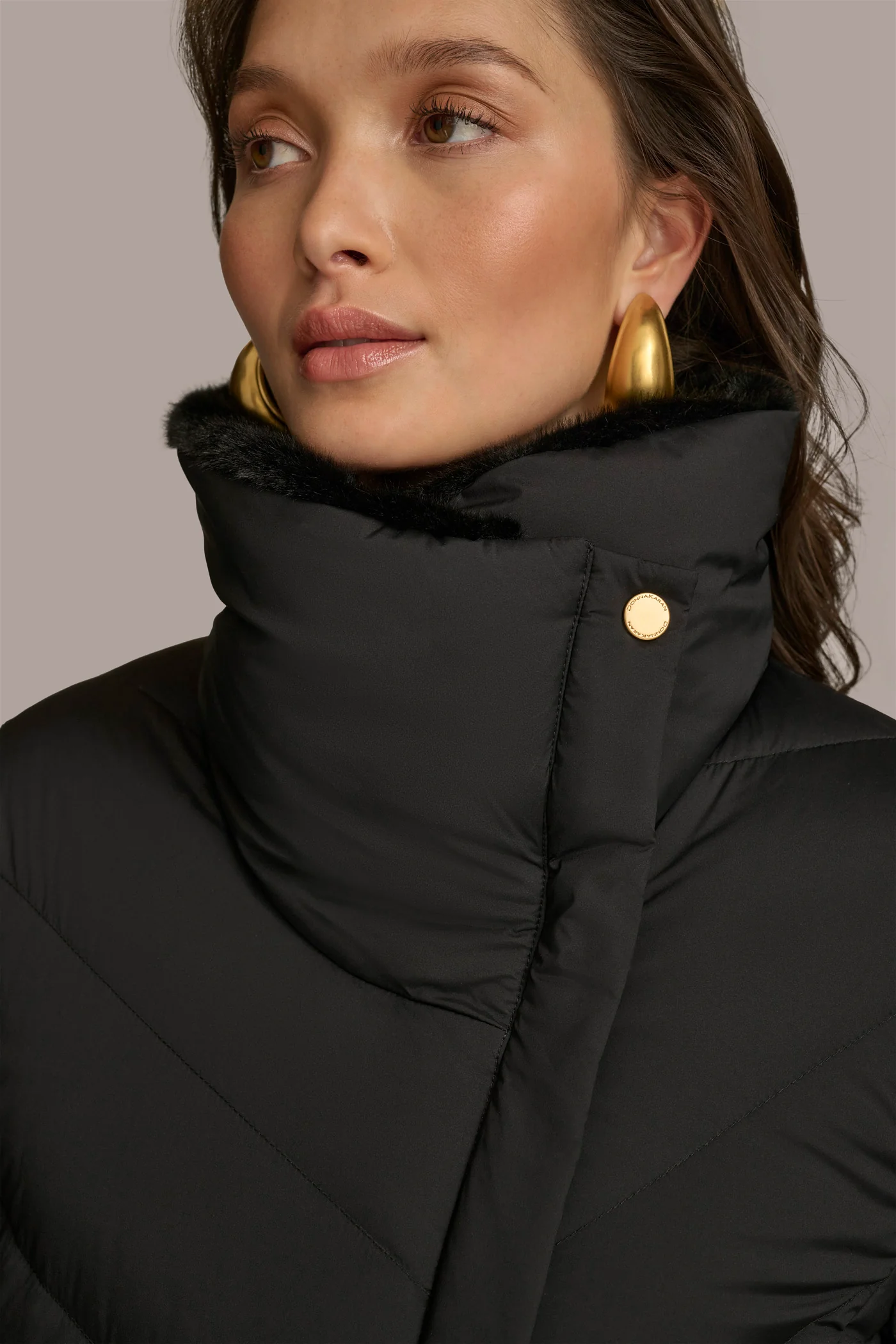 Long Down Filled Puffer Coat