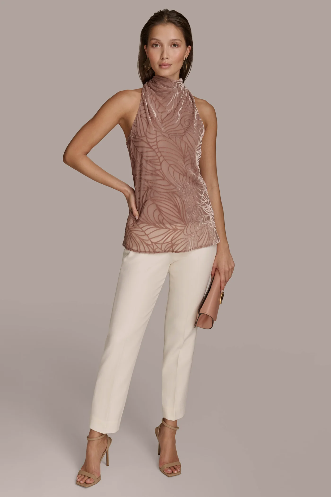 VELVET BURNOUT TOP