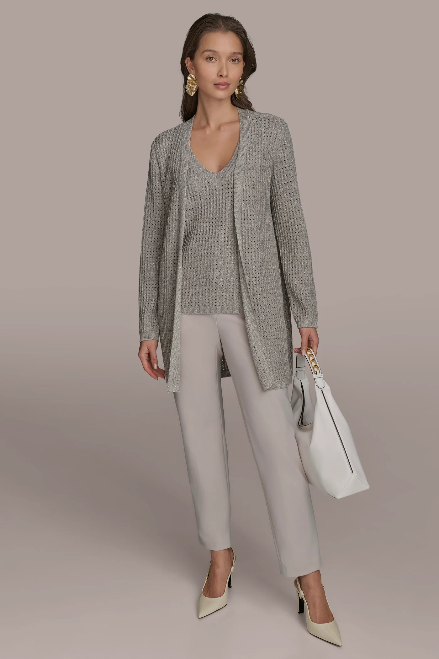 OPEN WEAVE TOP
