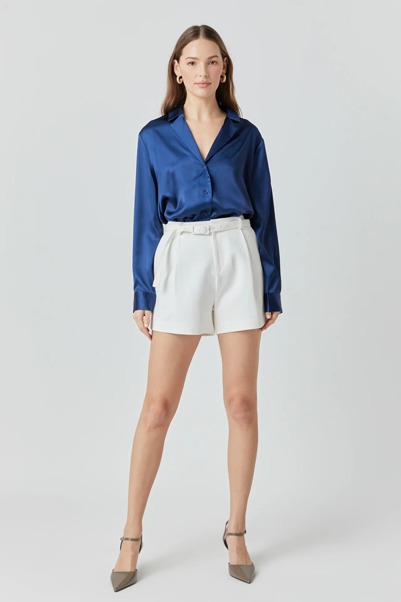 Classic Satin Over Shirt