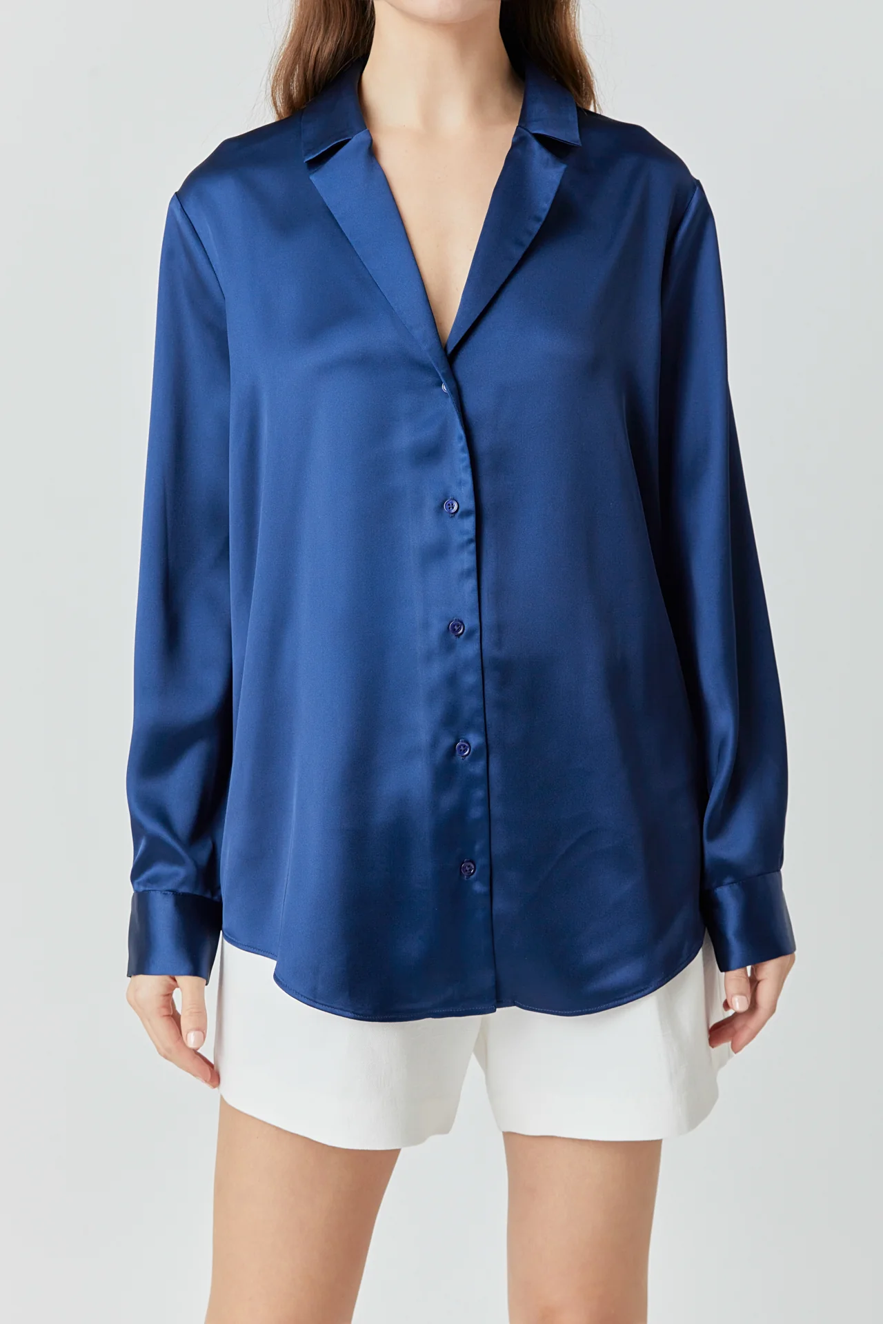 Classic Satin Over Shirt