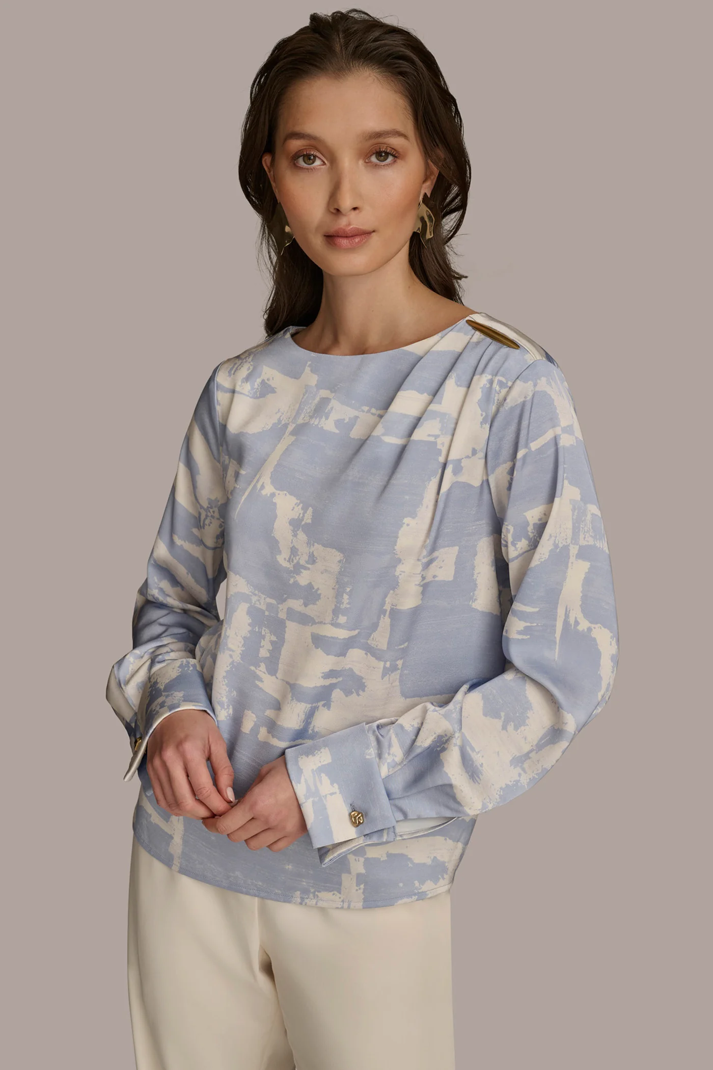 PRINTED TOP WITH HARDWARE