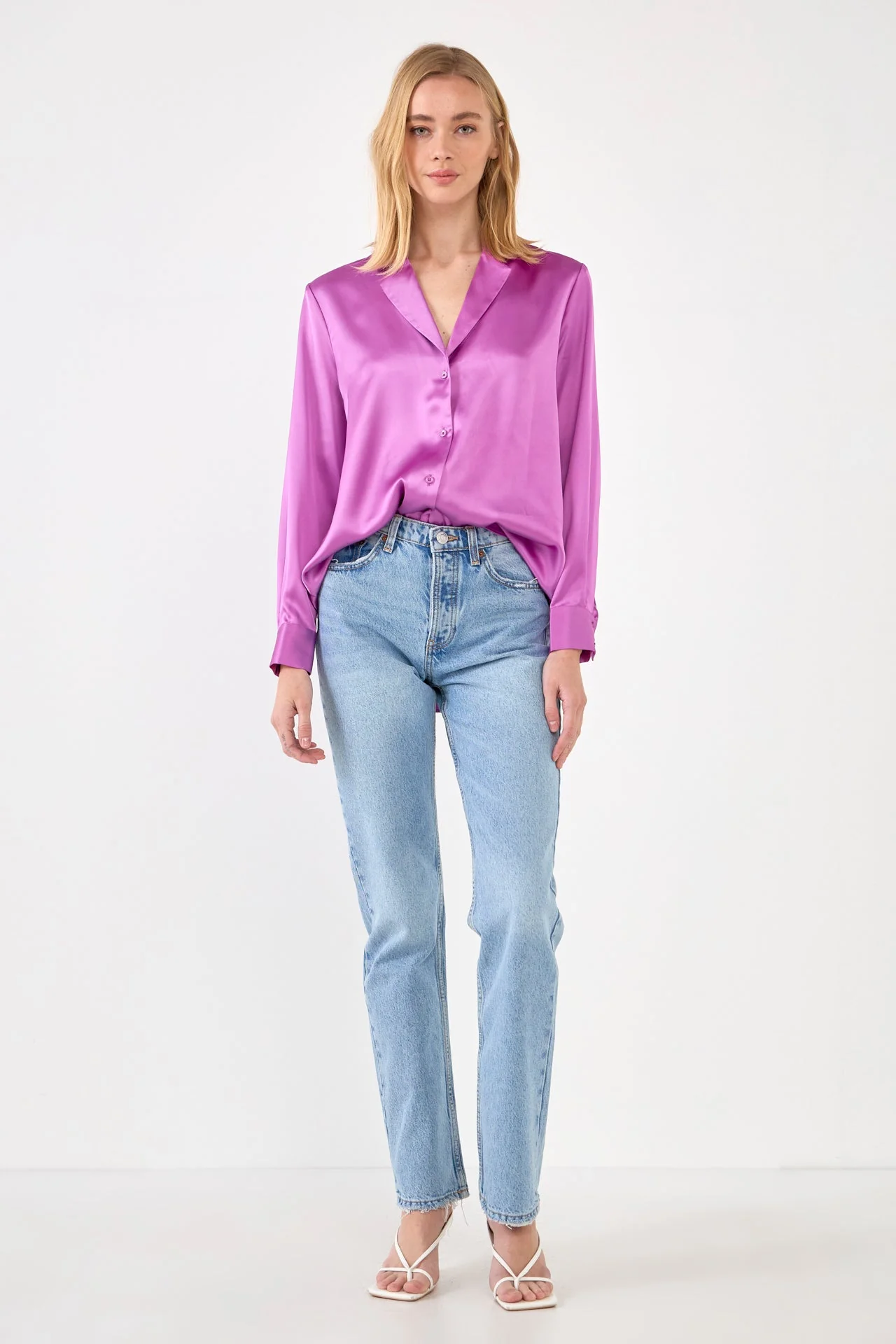 Classic Satin Over Shirt