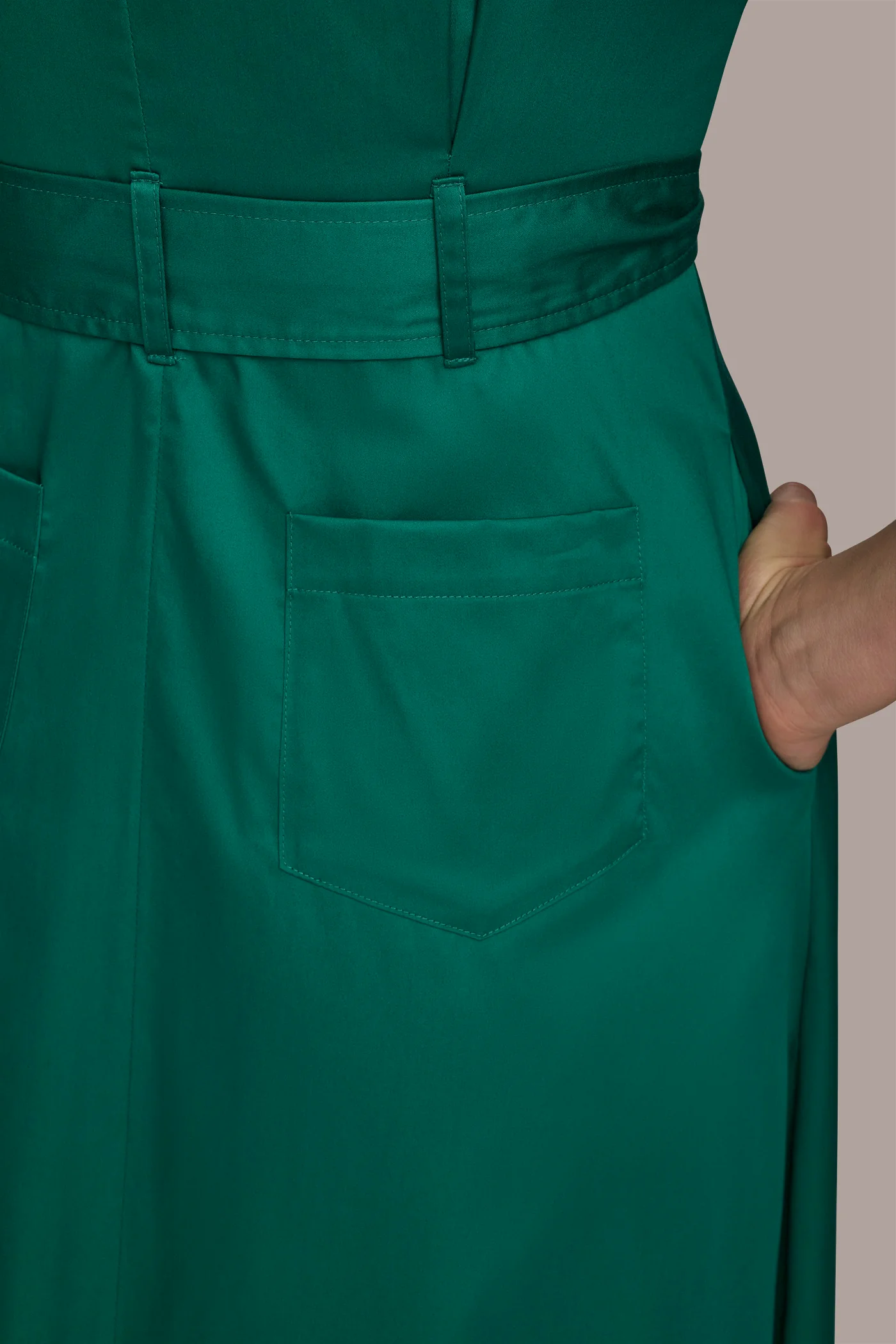 COTTON A LINE MIDI DRESS