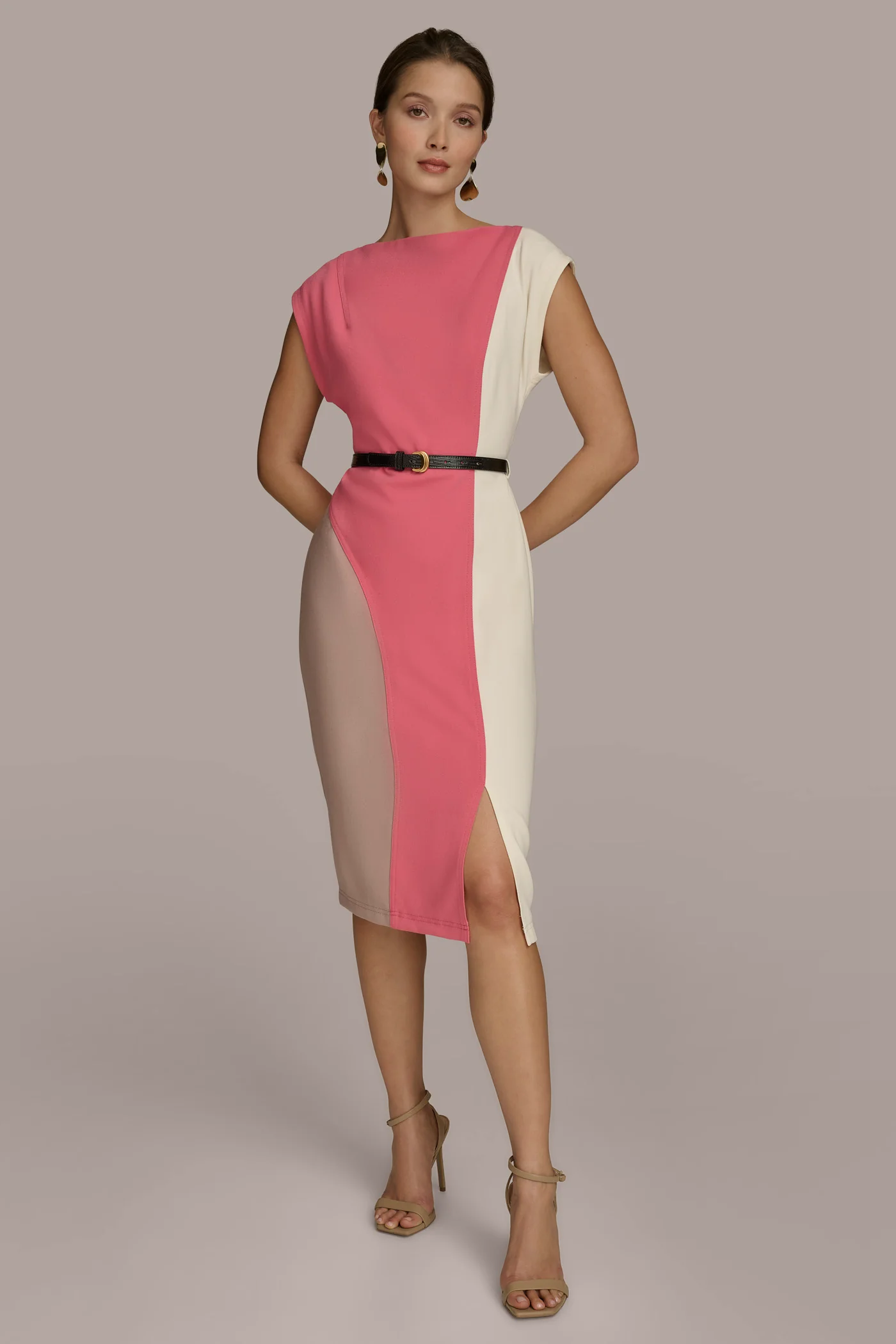 COLORBLOCK SHEATH DRESS