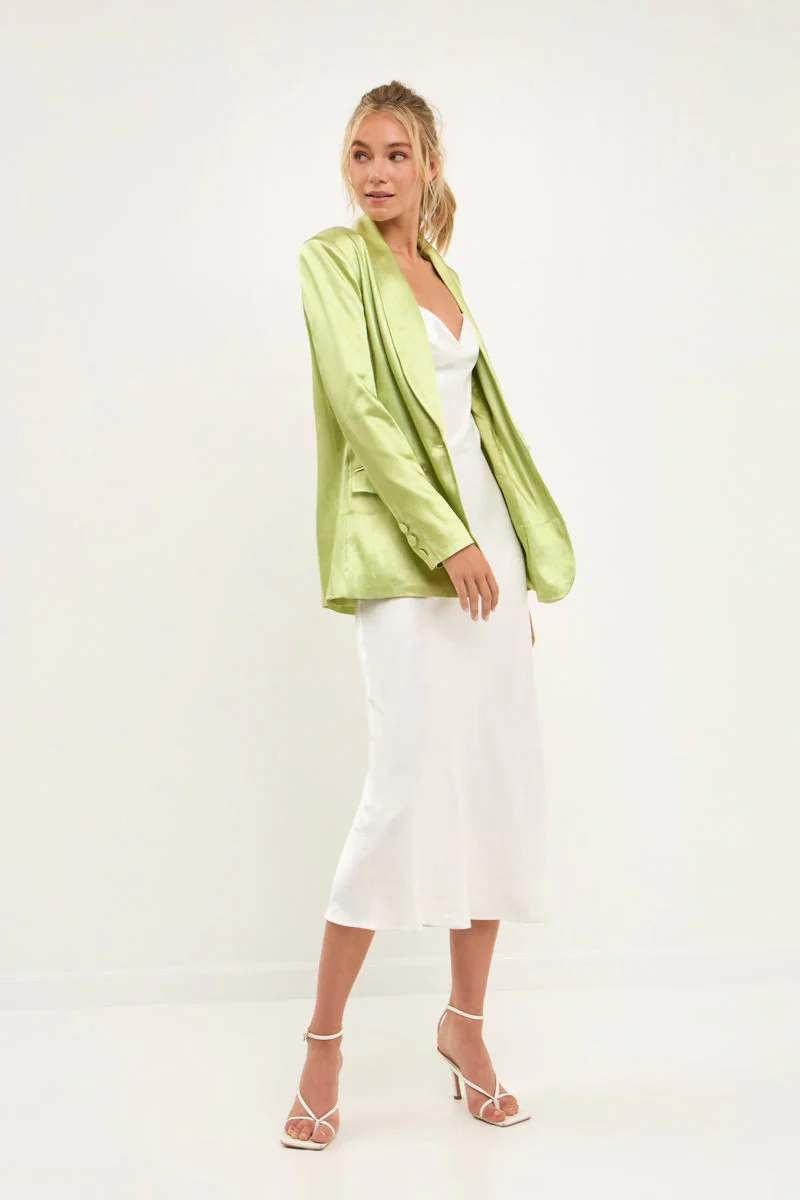 Satin Blazer