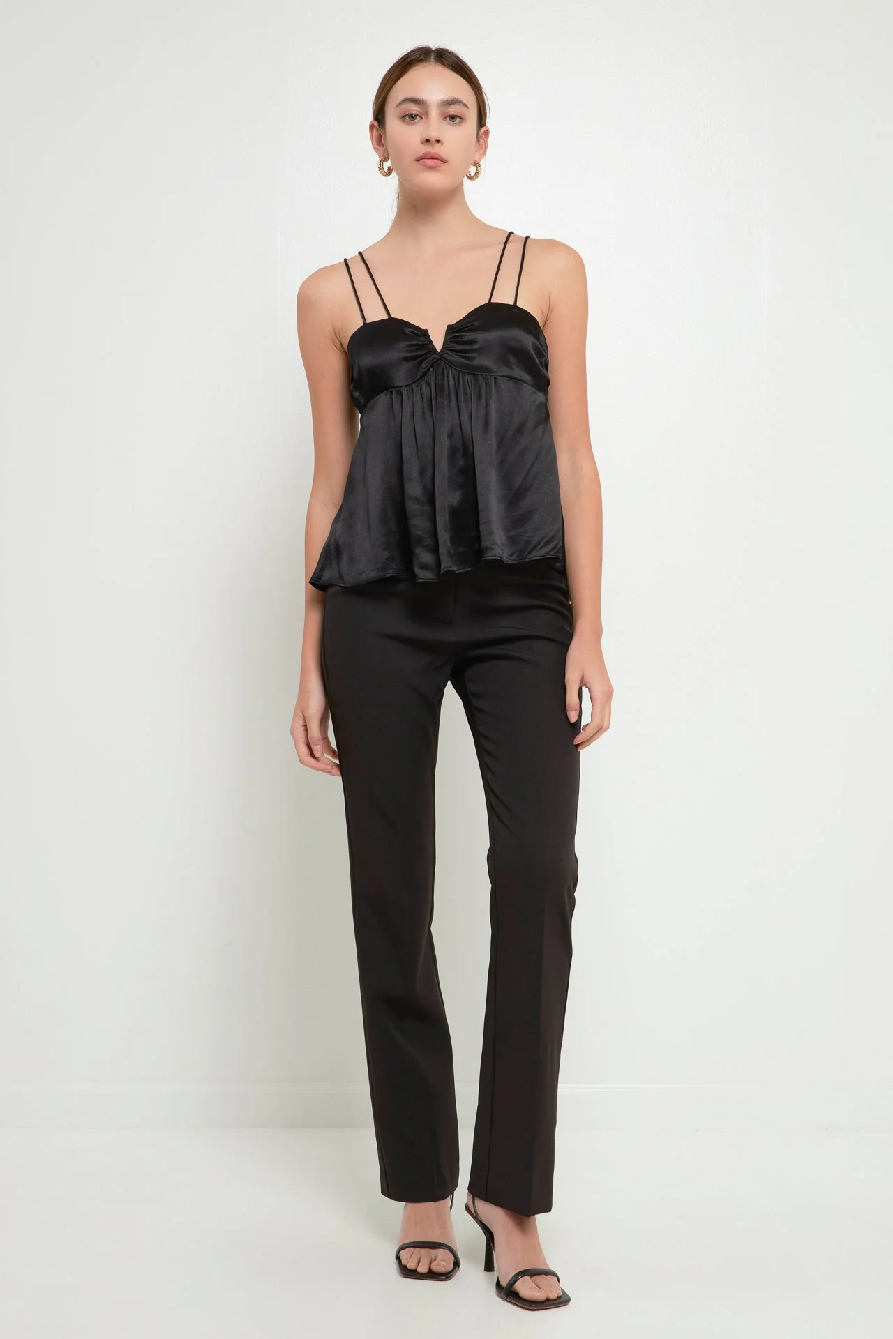 Double Strap Satin Top