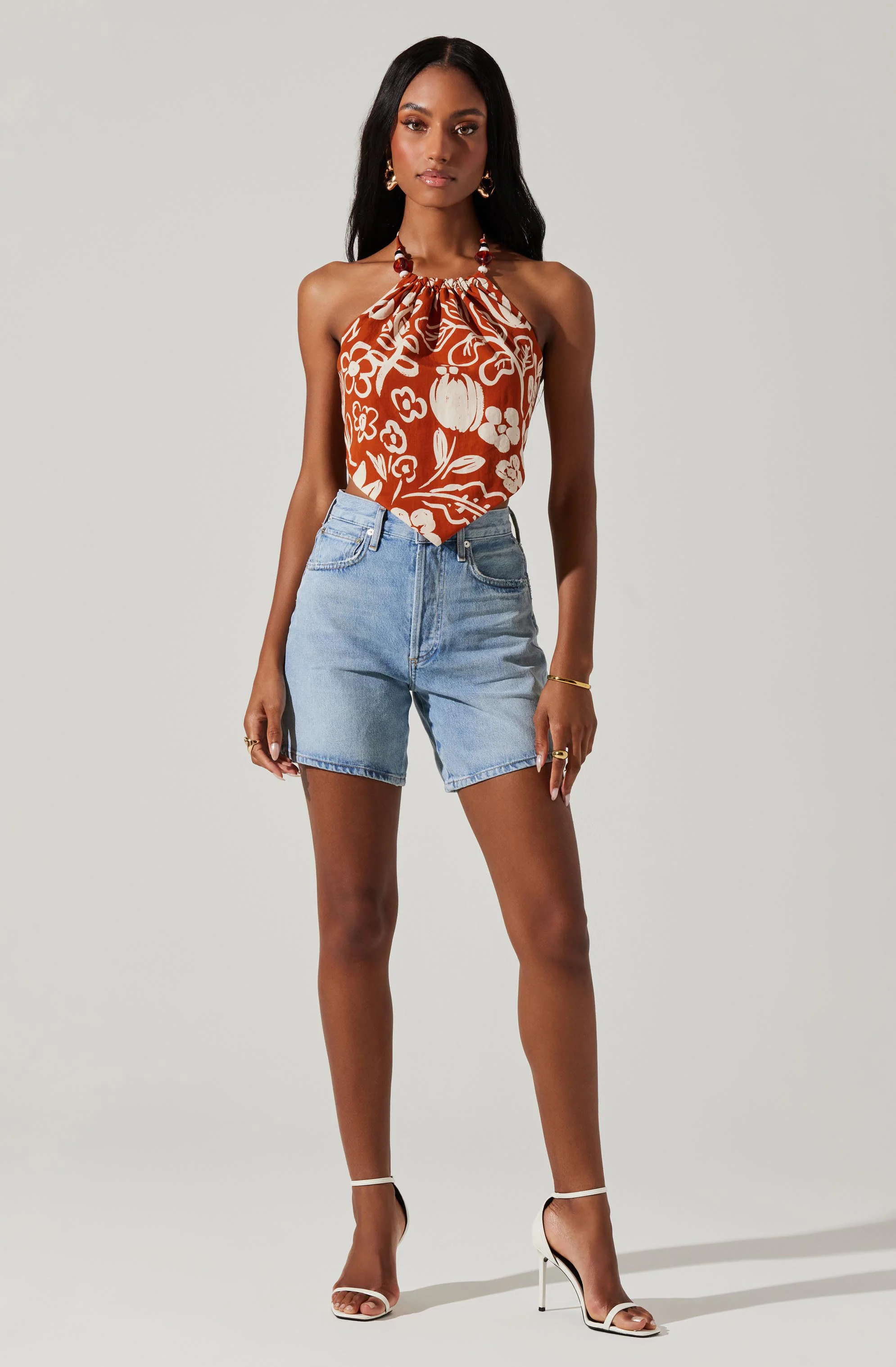 Domenica Handkerchief Floral Top
