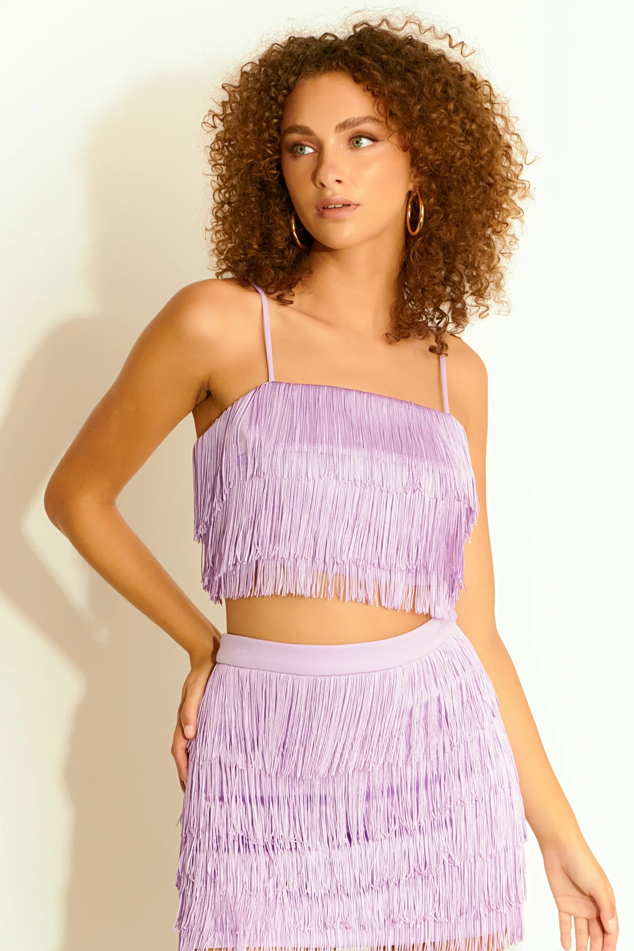 Fringed Tiered Top