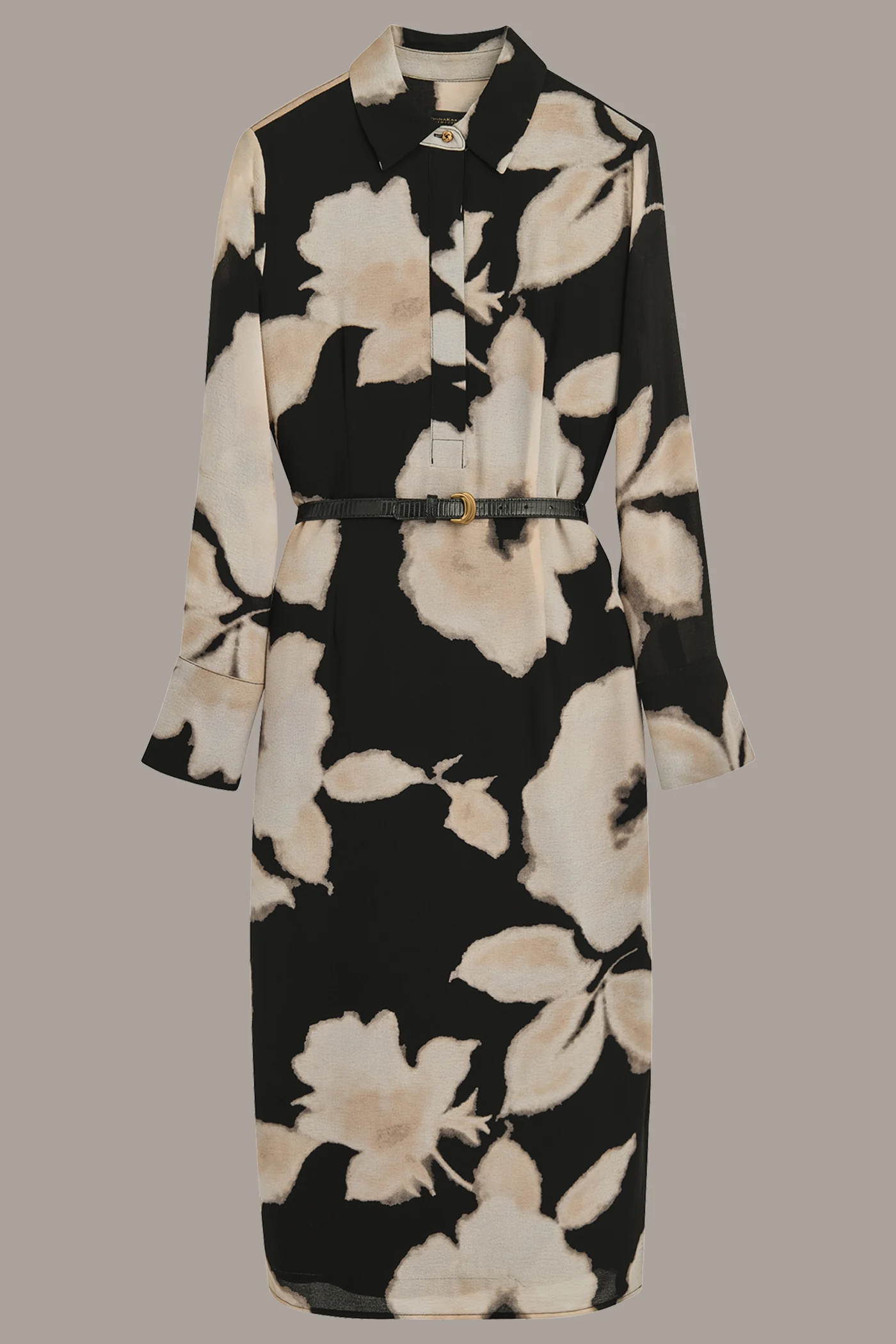 FLORAL A LINE MIDI DRESS