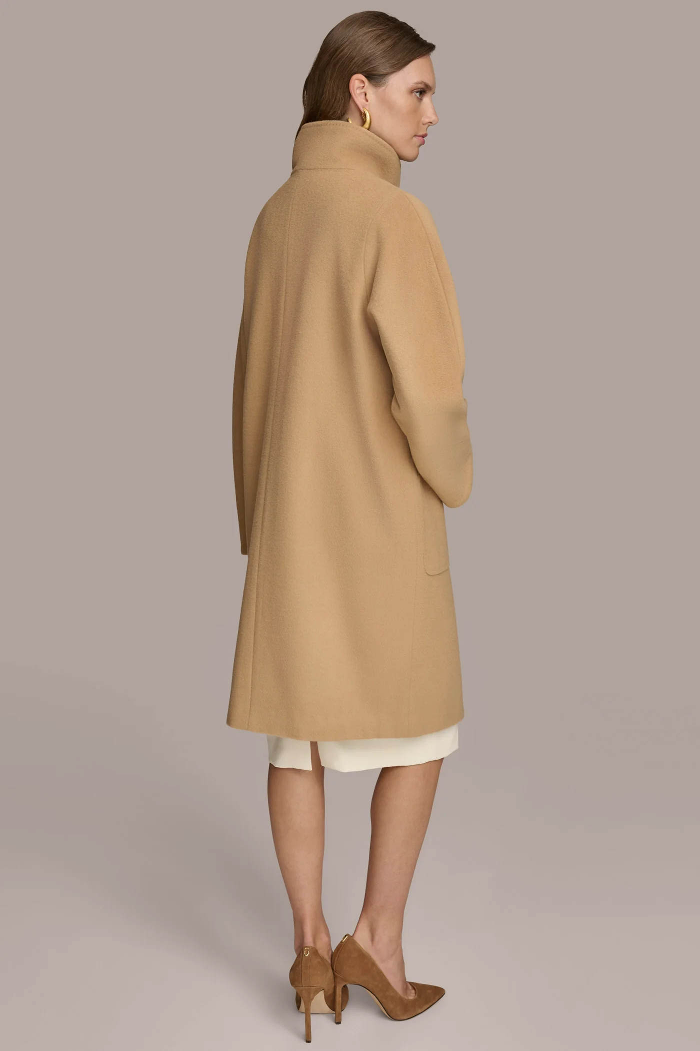 FUNNEL NECK COAT