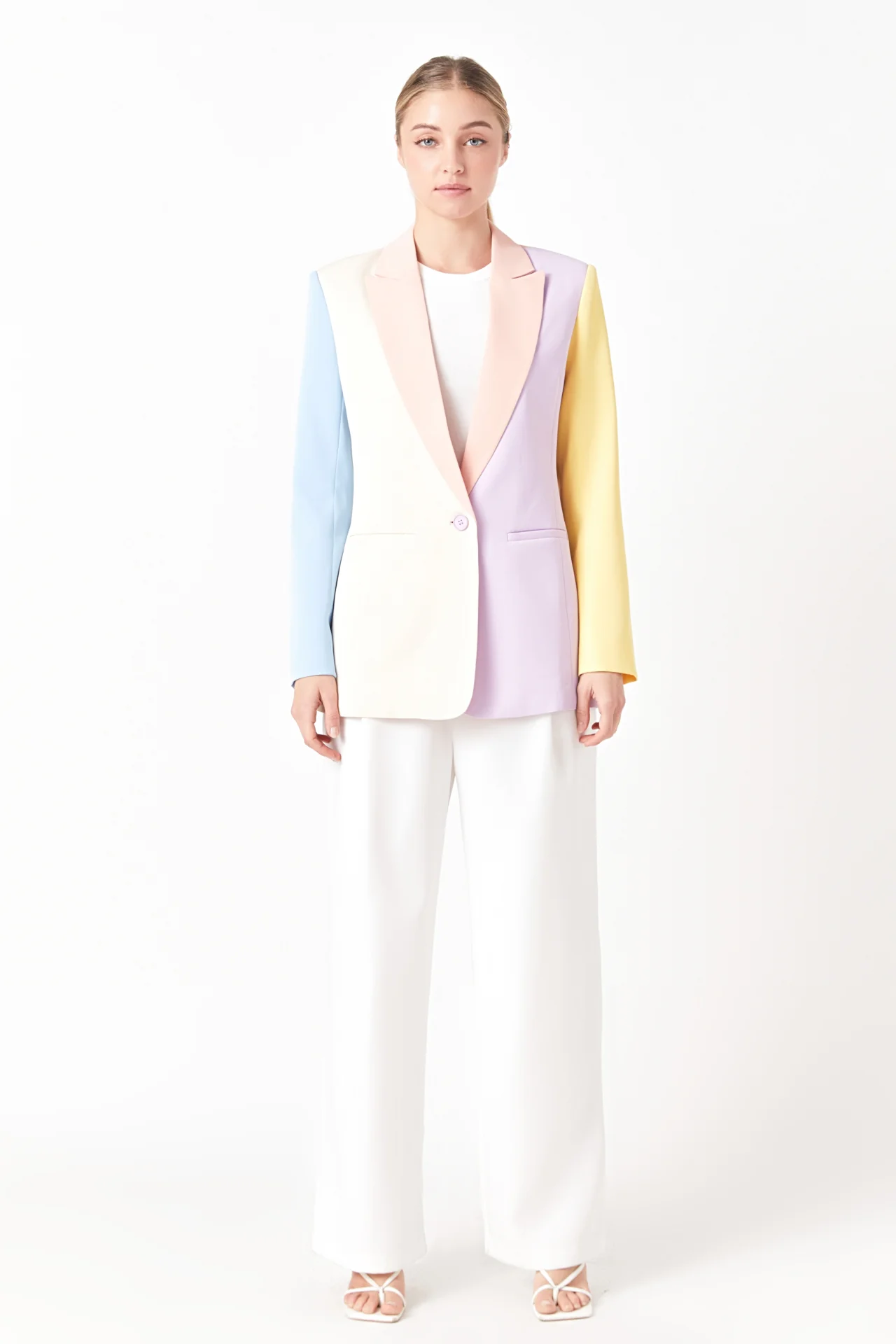 Color Block Blazer