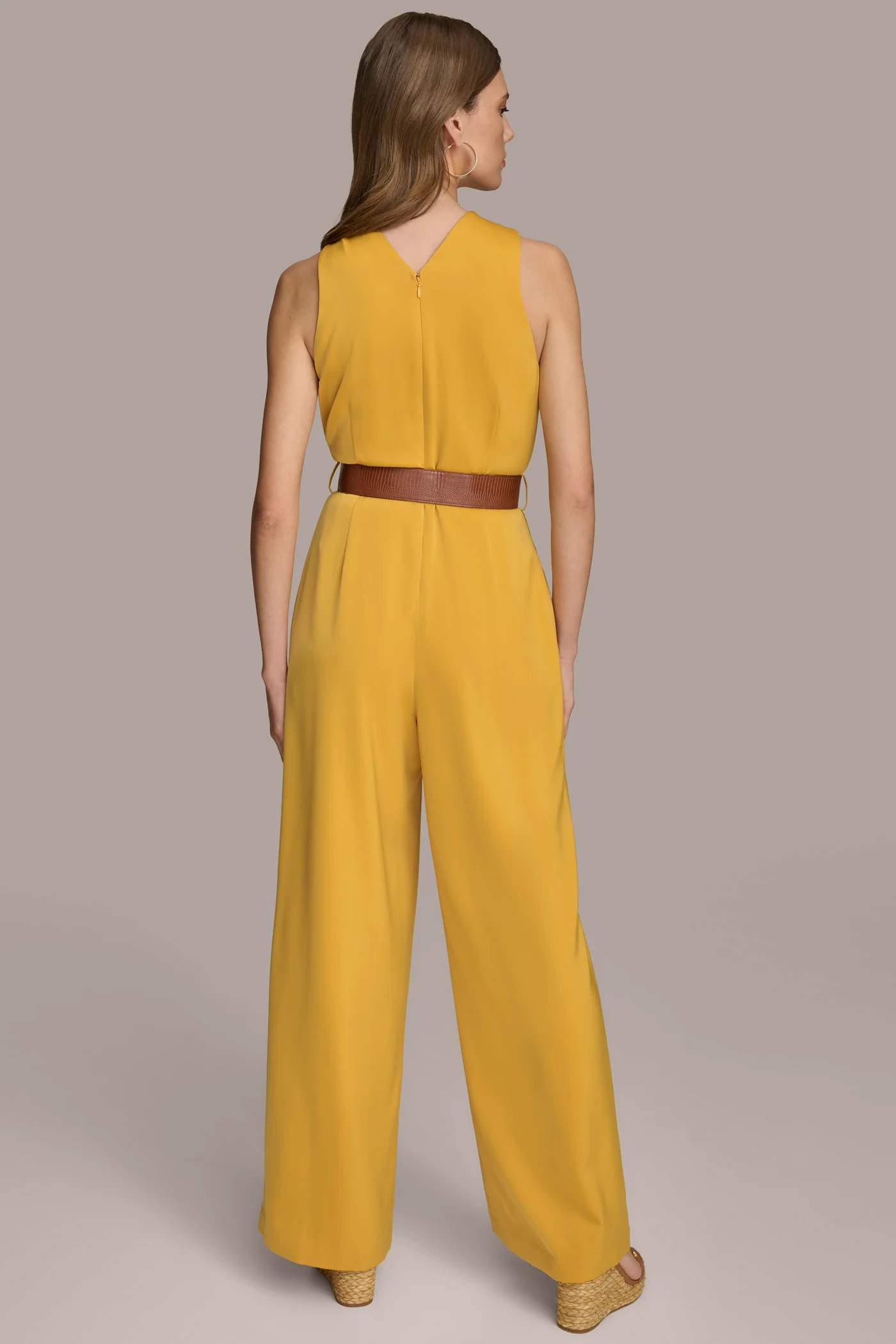CRISS CROSS HALTER JUMPSUIT