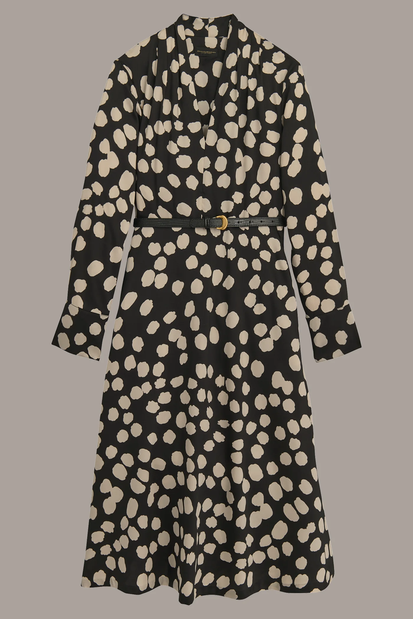 POLKA DOT A LINE MIDI DRESS