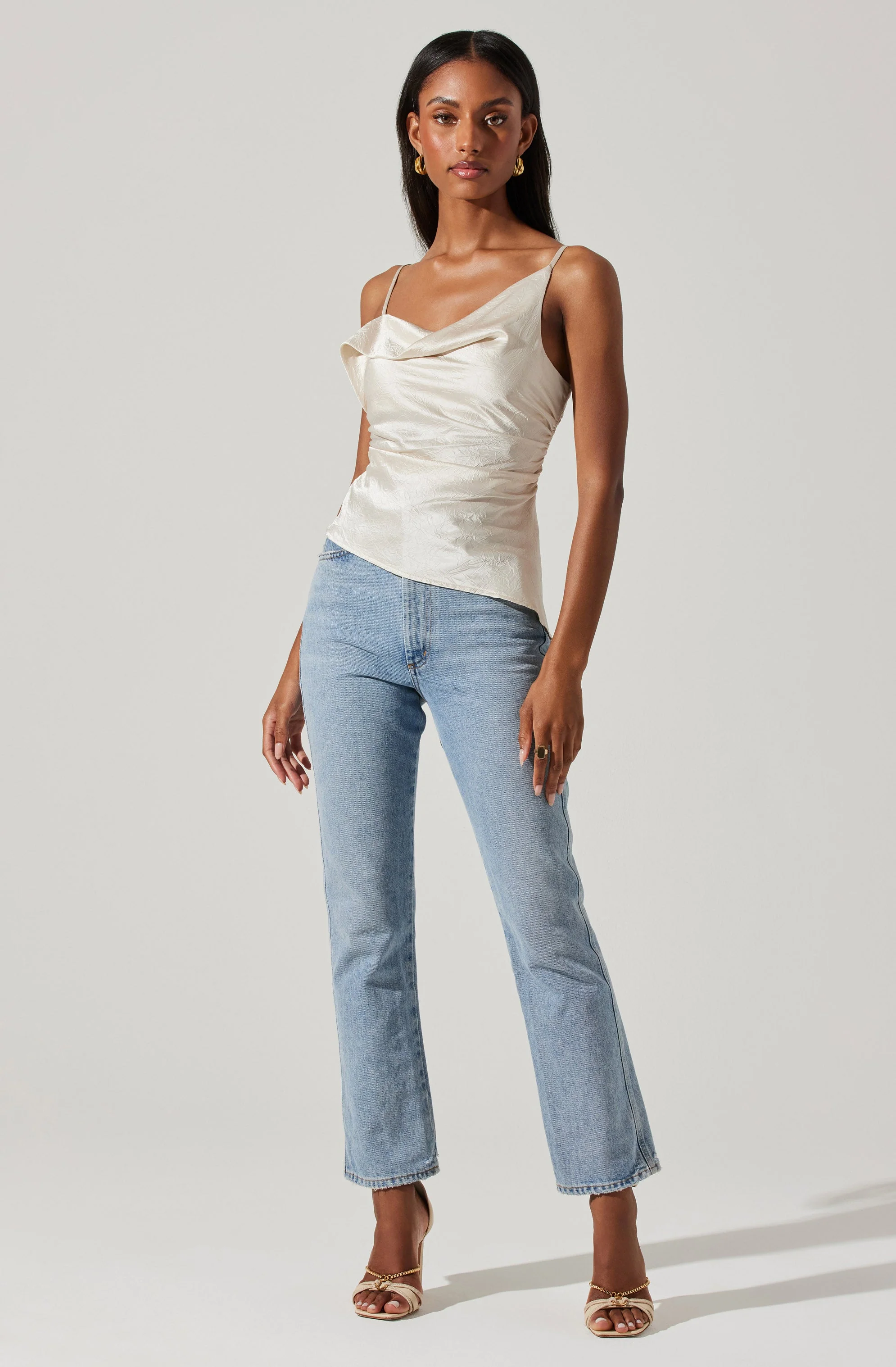 Mirie Cowl Neck Tank Top