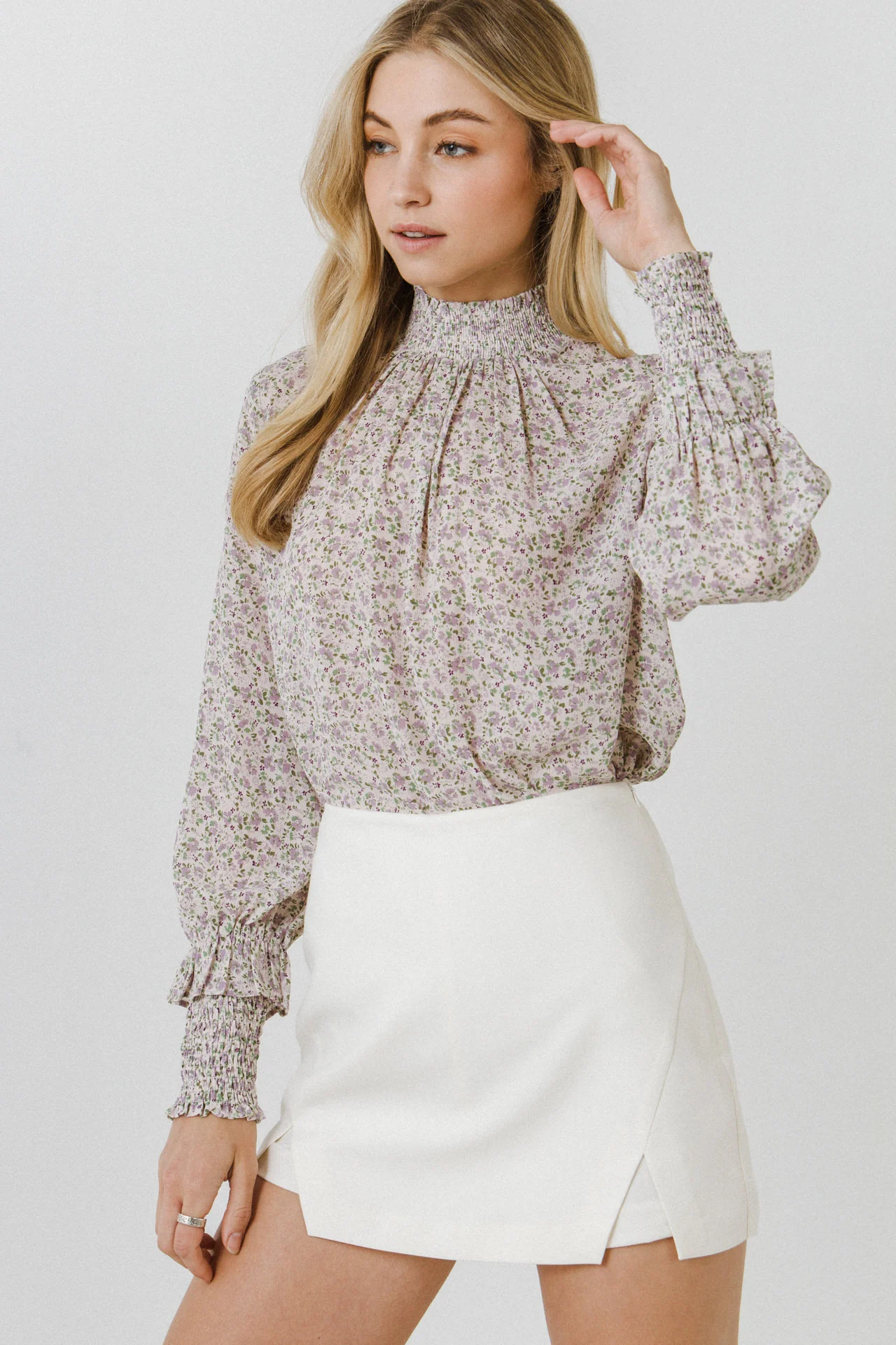 Cut Detail Mini Skort