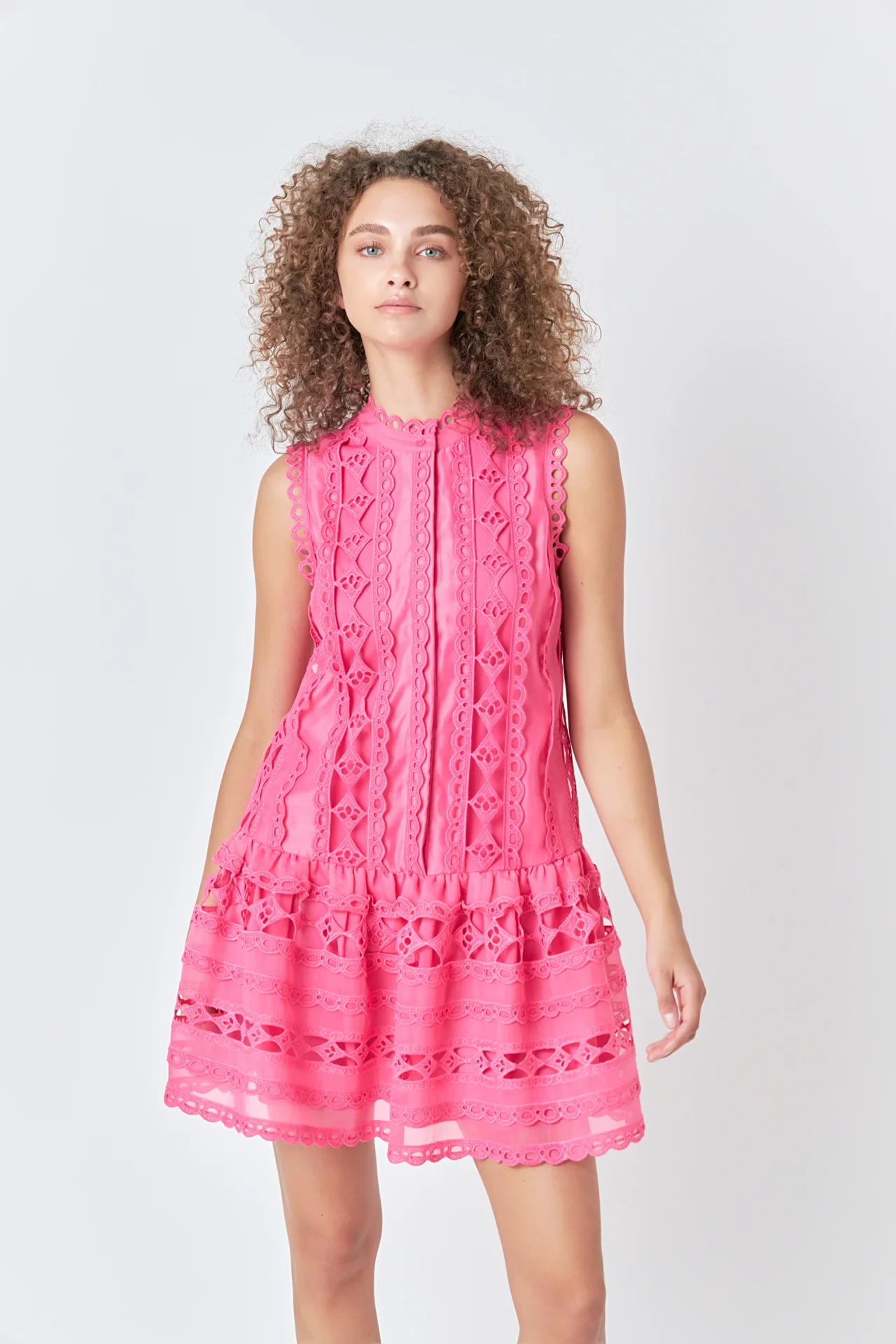 Crochet Mini Dress