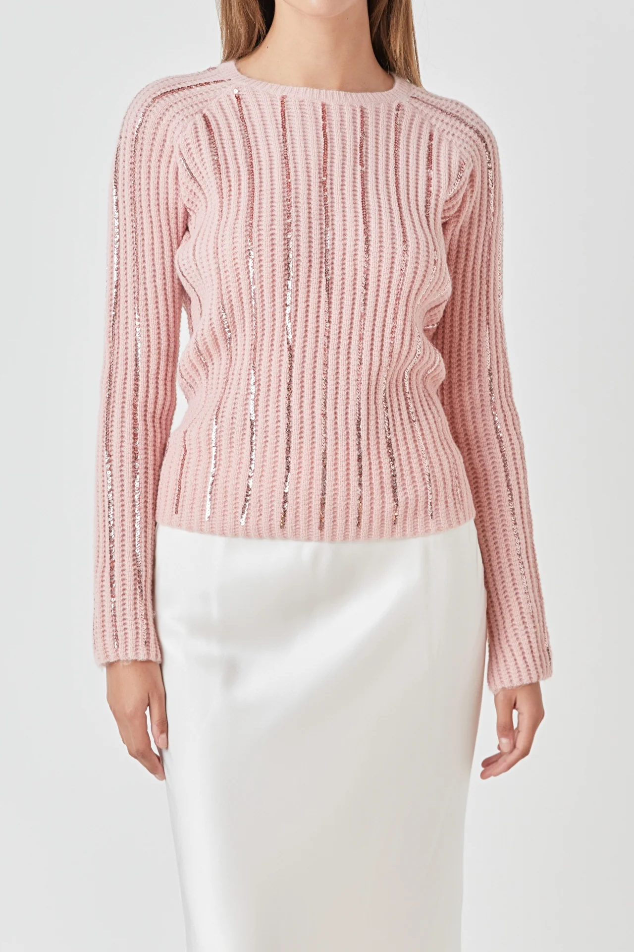 Sequin Knit Sweater