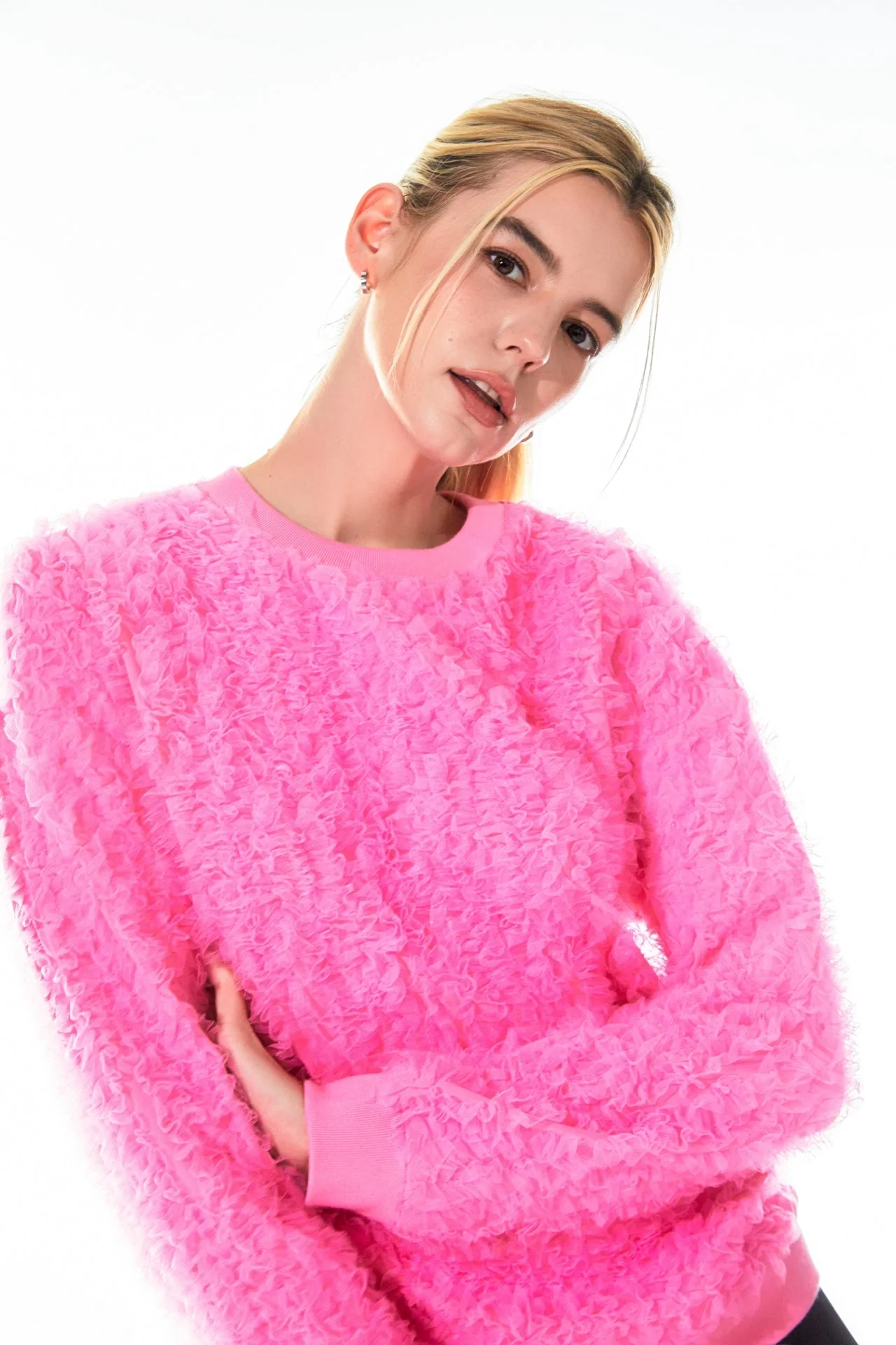 Tulle Oversize Sweater