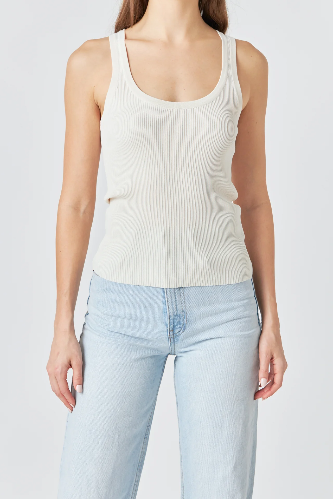 Basic Ribbed Tank Top
