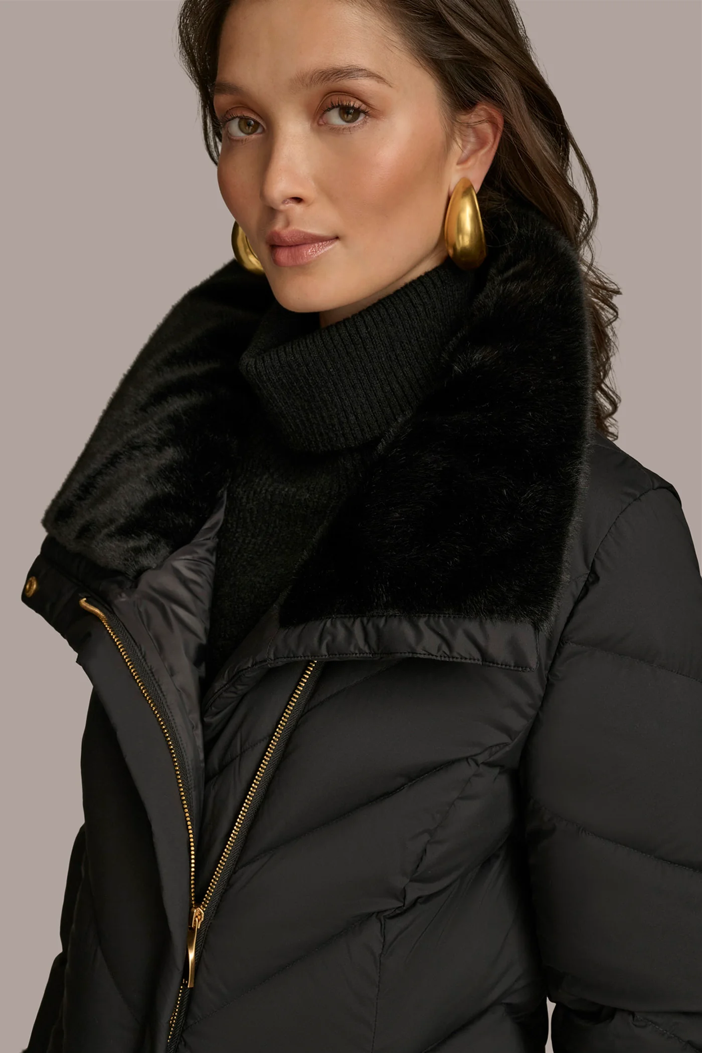 Long Down Filled Puffer Coat