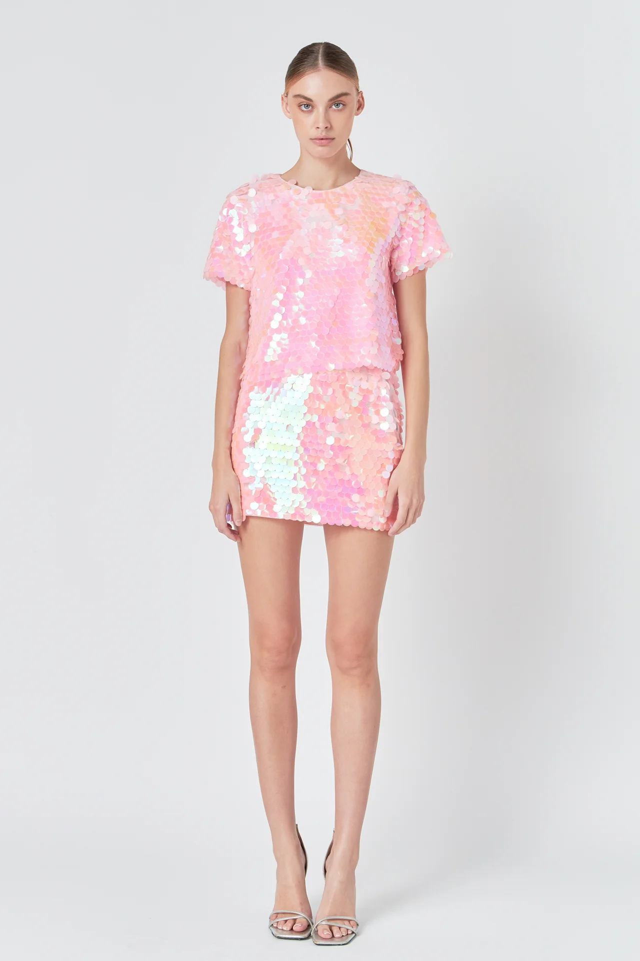 Sequin Crop Top