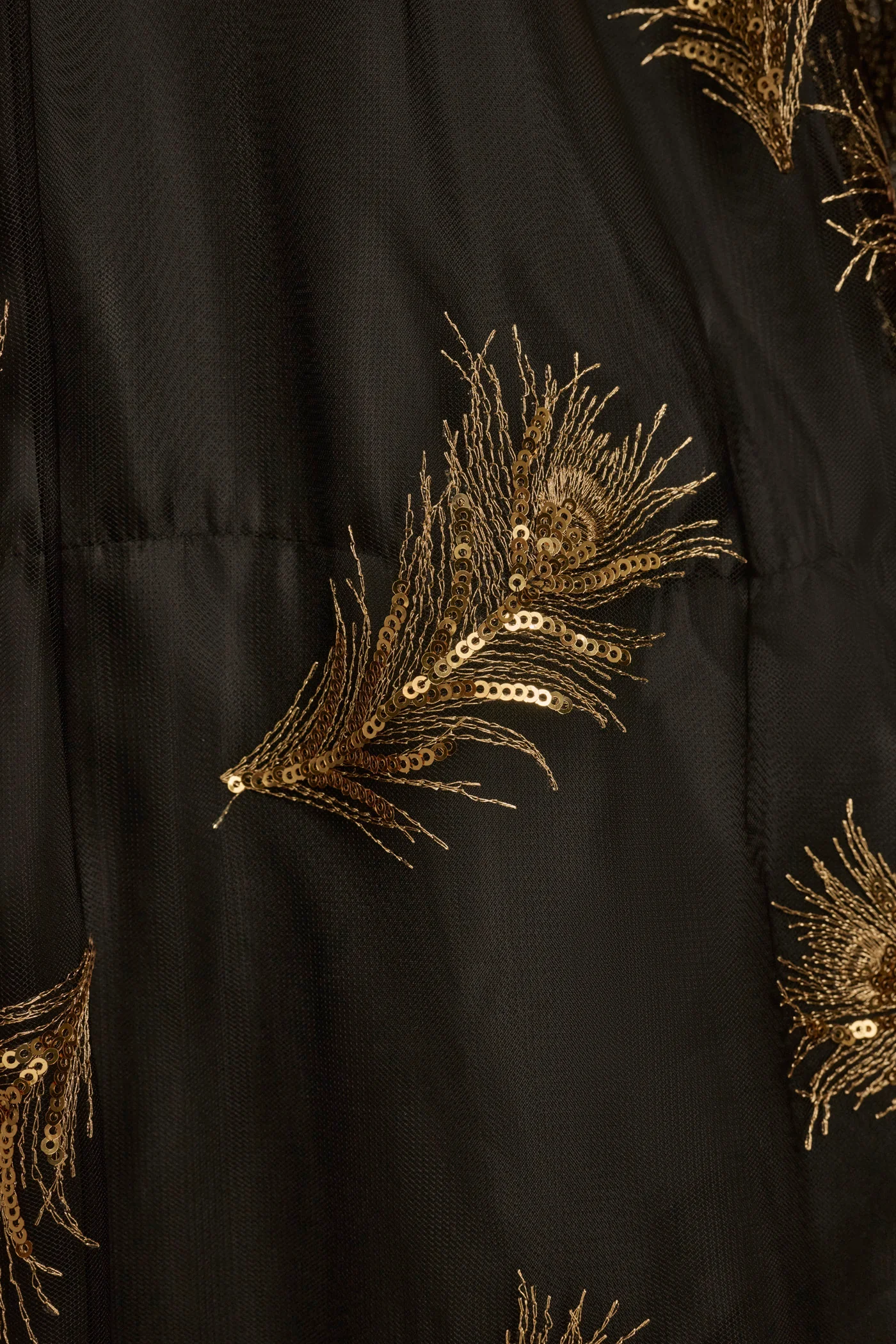 HALTER NECK GOWN WITH EMBELLISHED SEQUIN