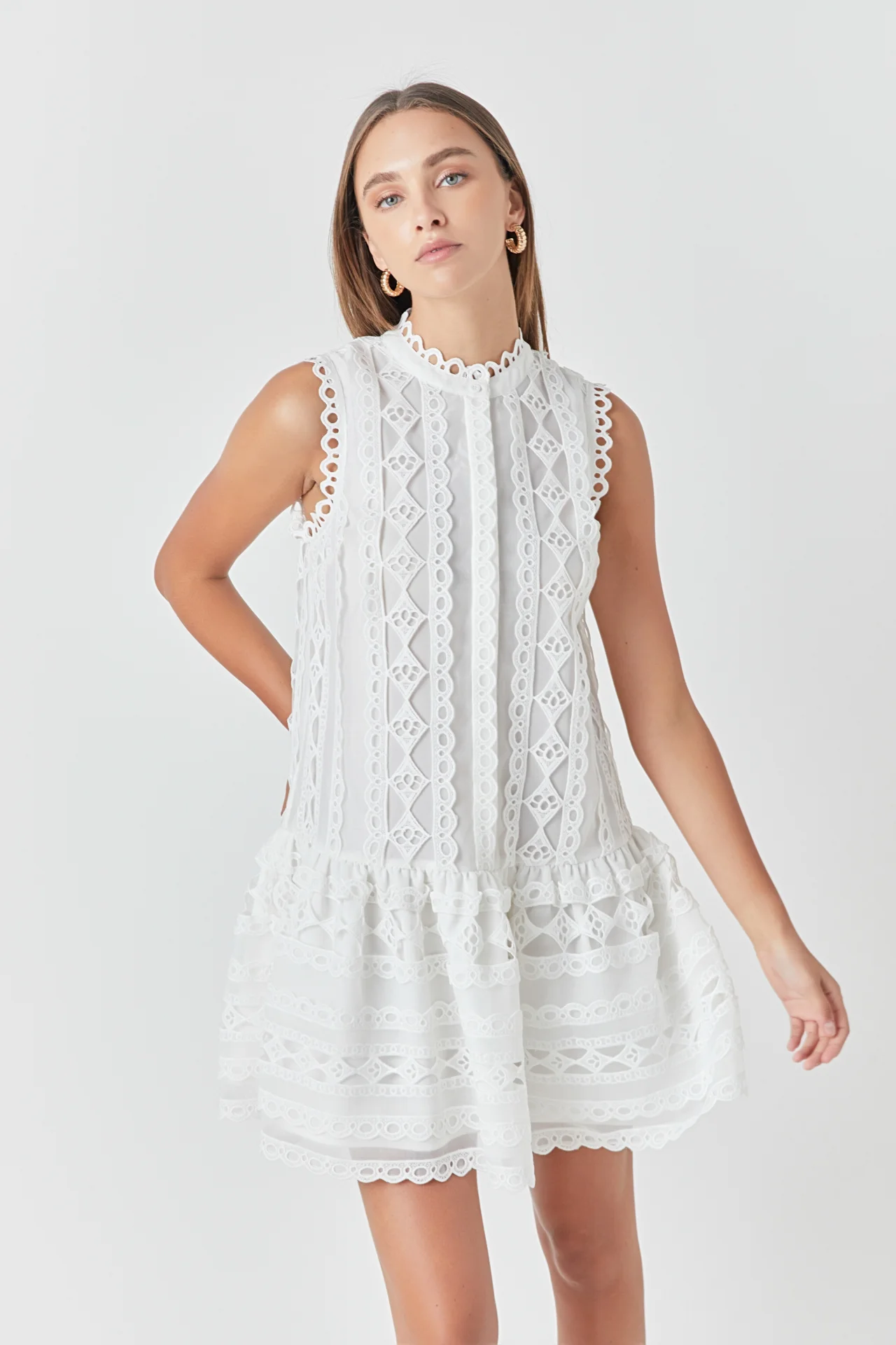 Crochet Mini Dress