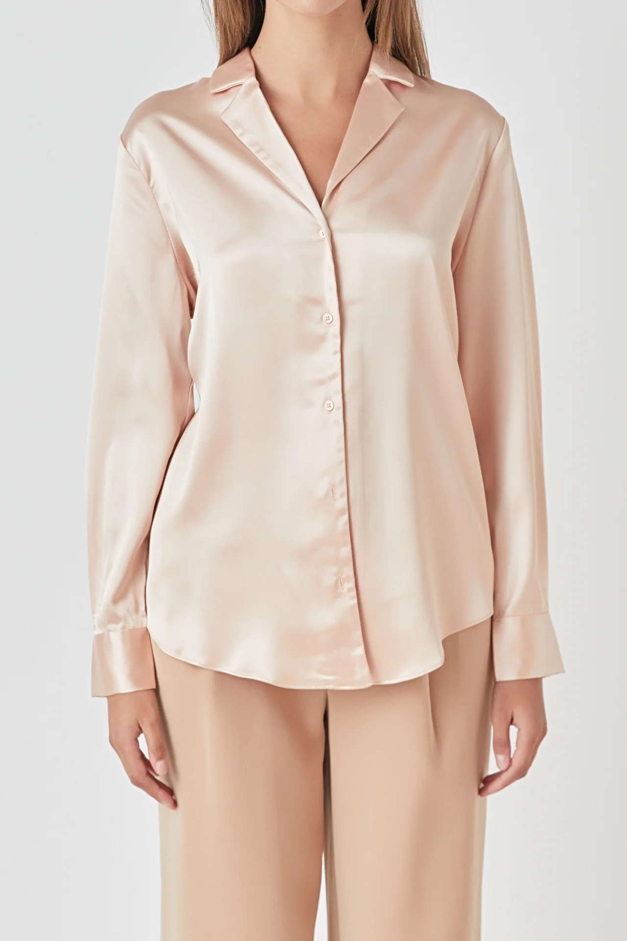 Classic Satin Over Shirt