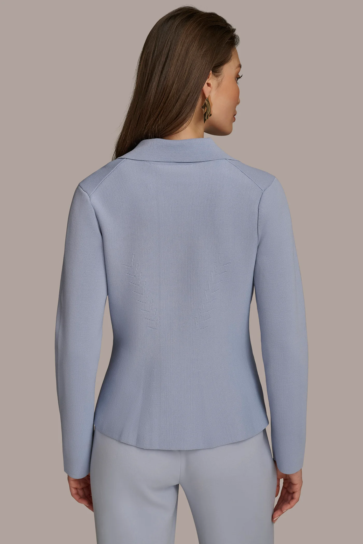 TAILORED CREPE KNIT JACKET