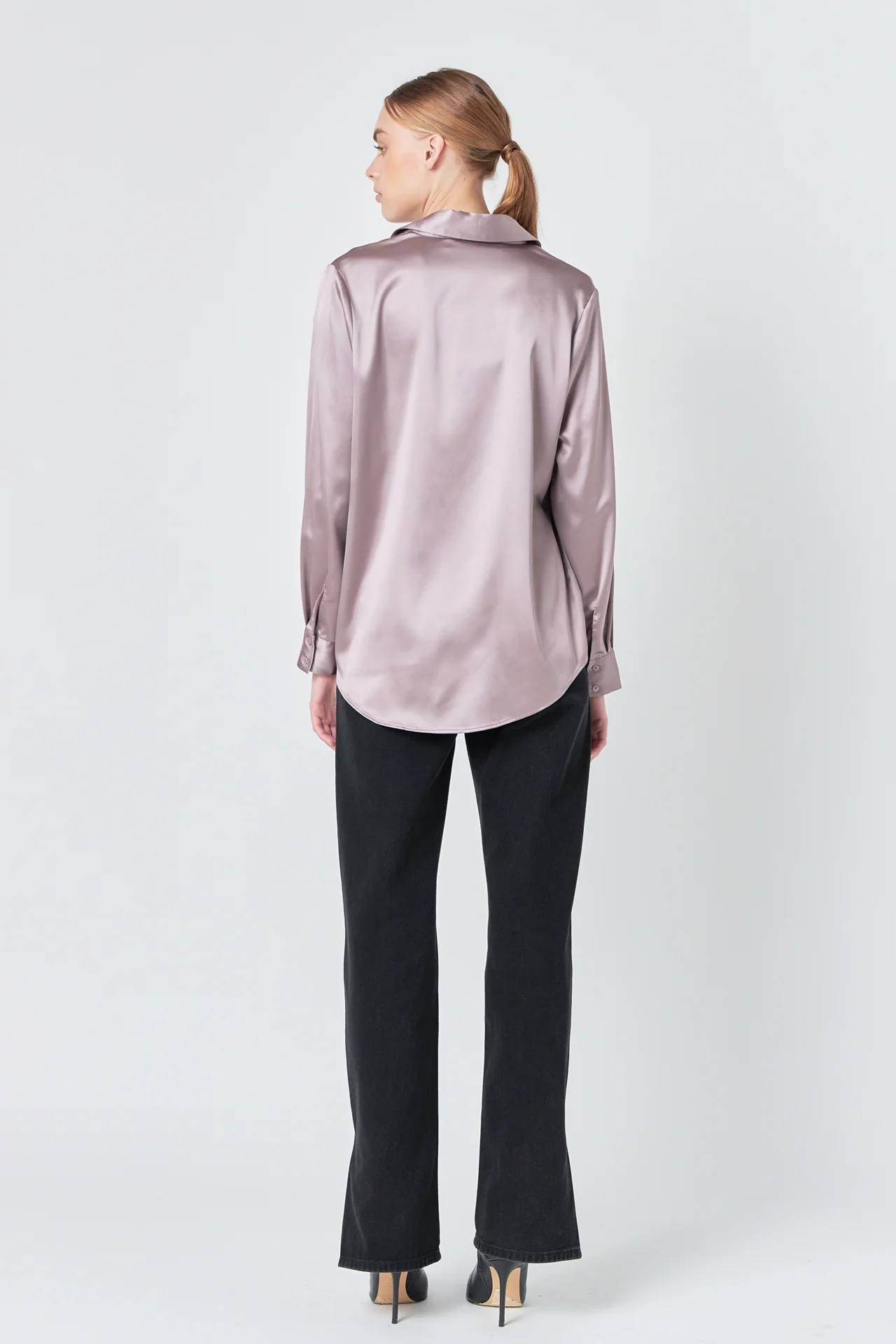 Classic Satin Over Shirt