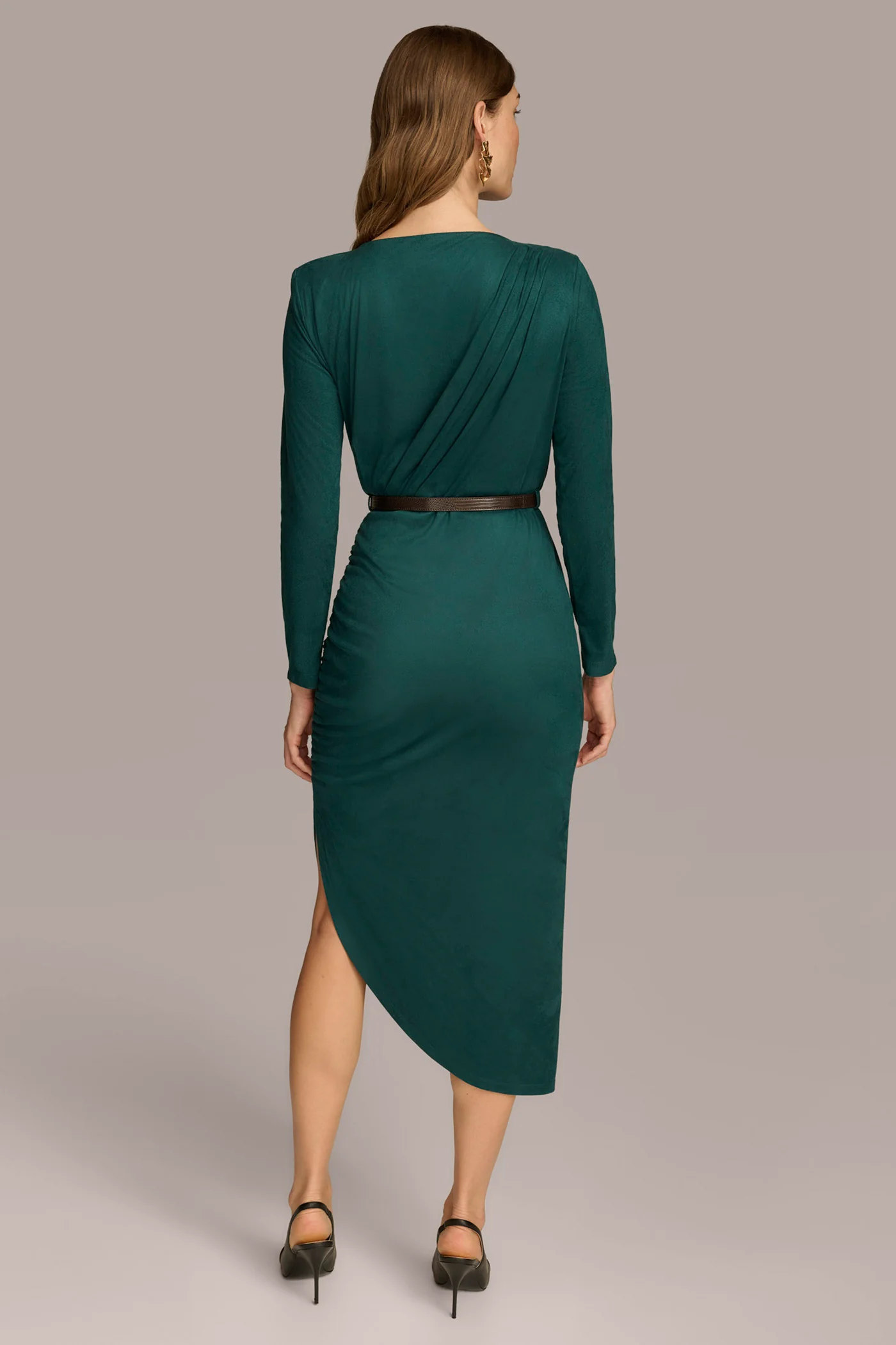 ASYMMETRICAL SKIRT SHEATH DRESS