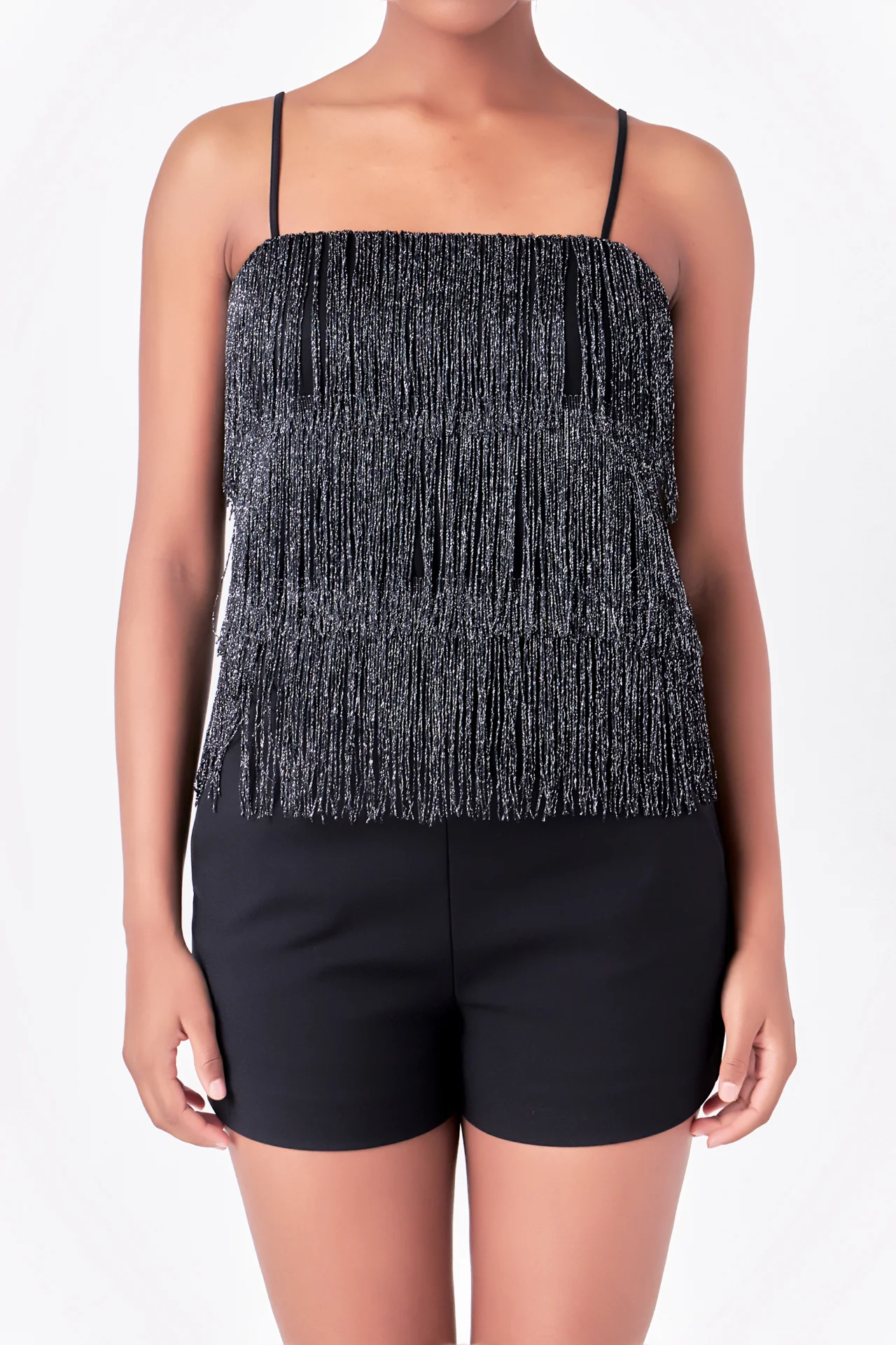 Fringe Tiered Top