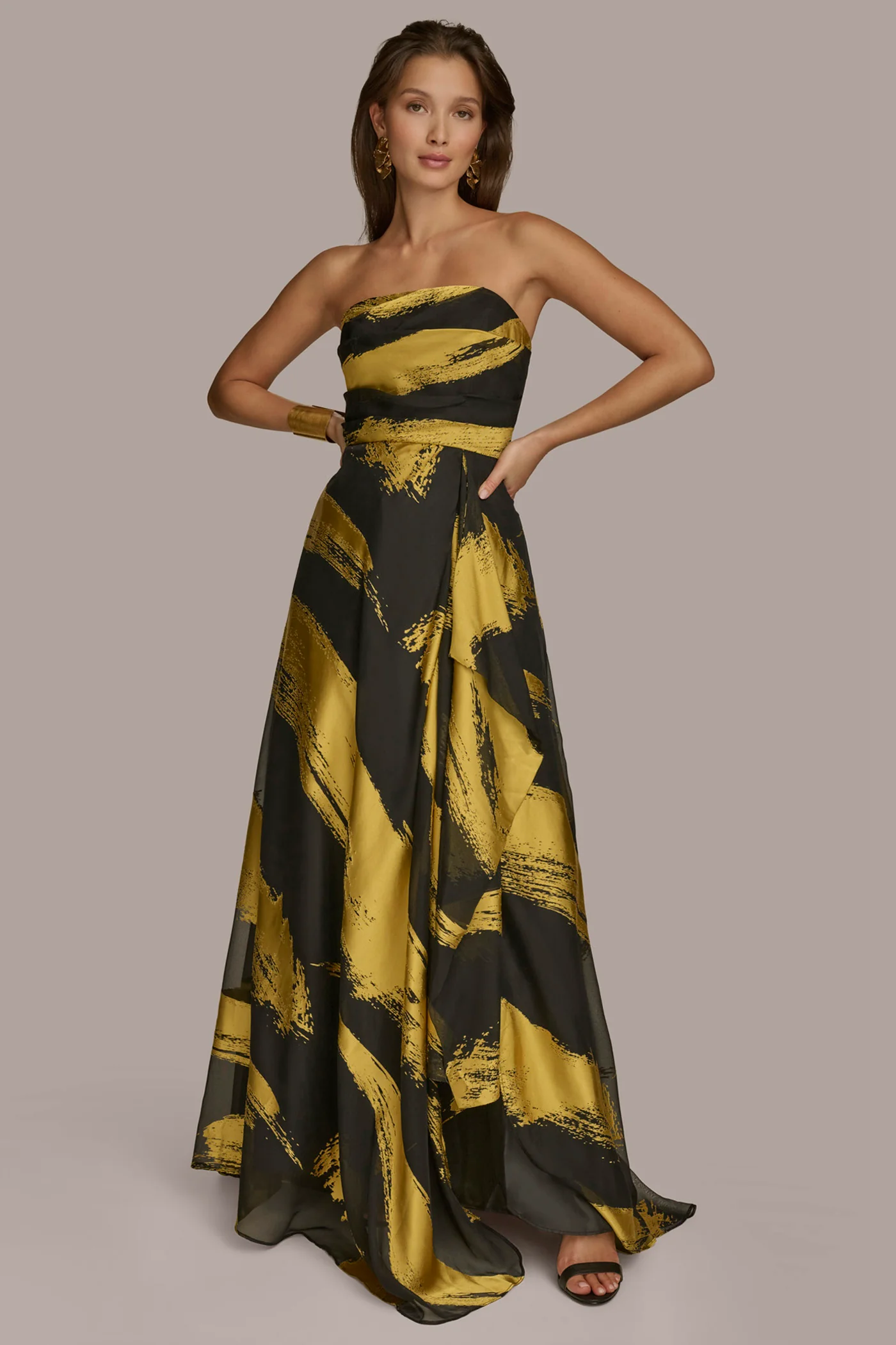 ABSTRACT BALL GOWN