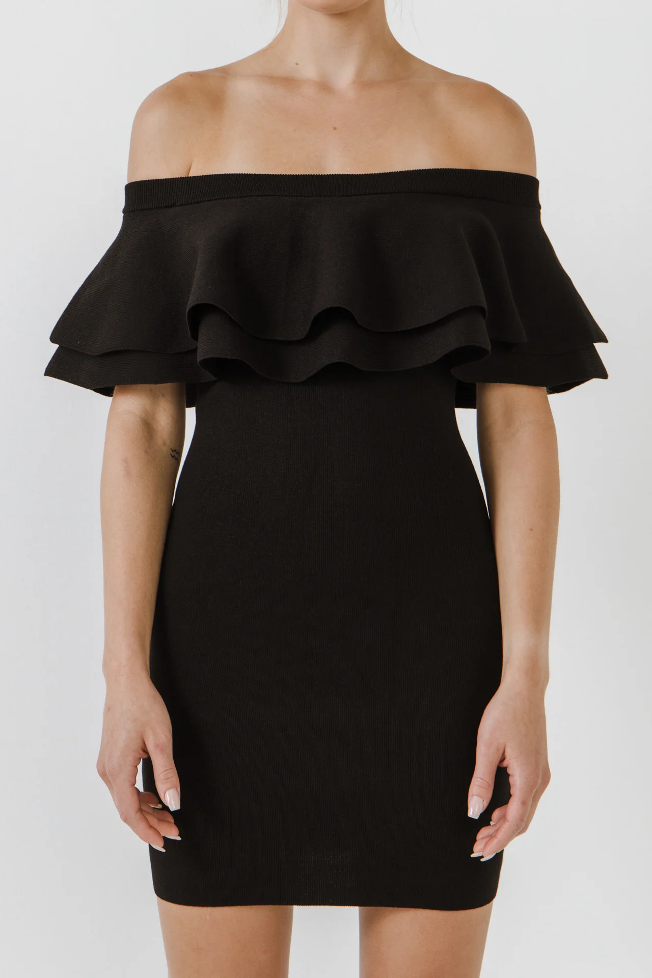 Off The Shoulder Mini Dress