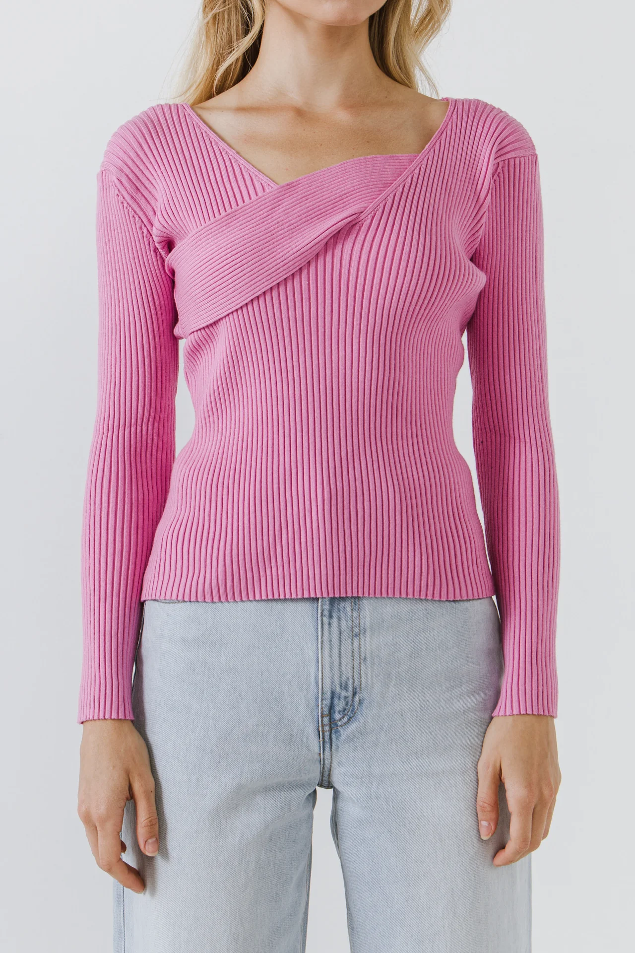 Knit Wrap Sweater