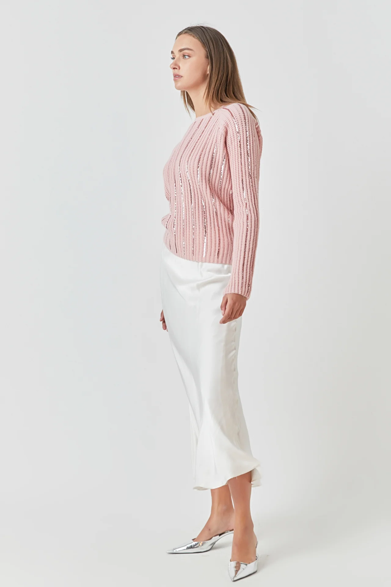 Sequin Knit Sweater