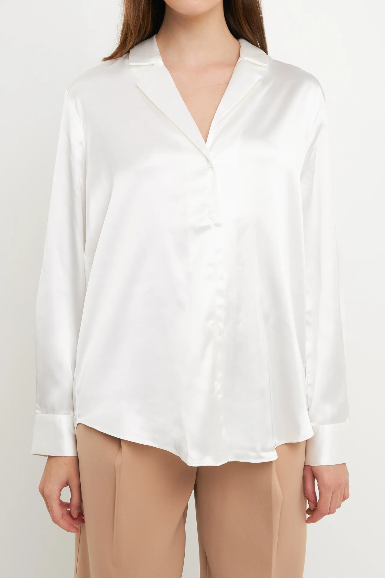 Classic Satin Over Shirt
