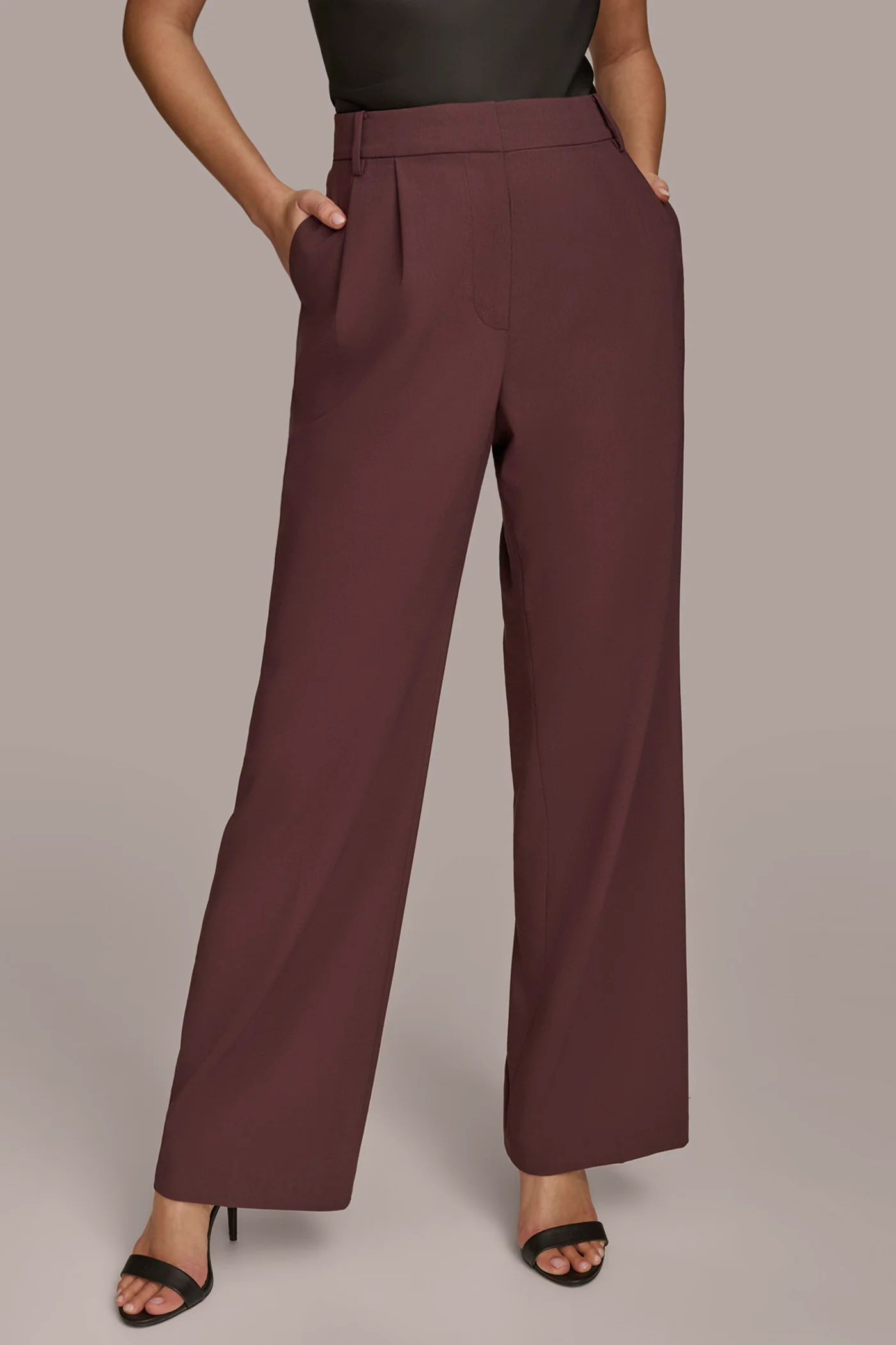 WIDE PANT WITH PLEATS