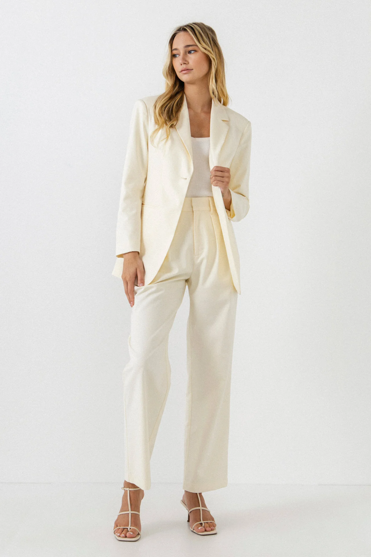 Oversized Single Breasted Blazer