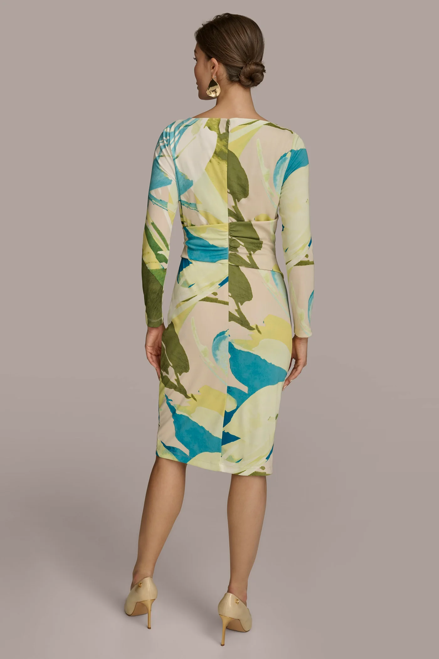 PRINTED JERSEY DRESS